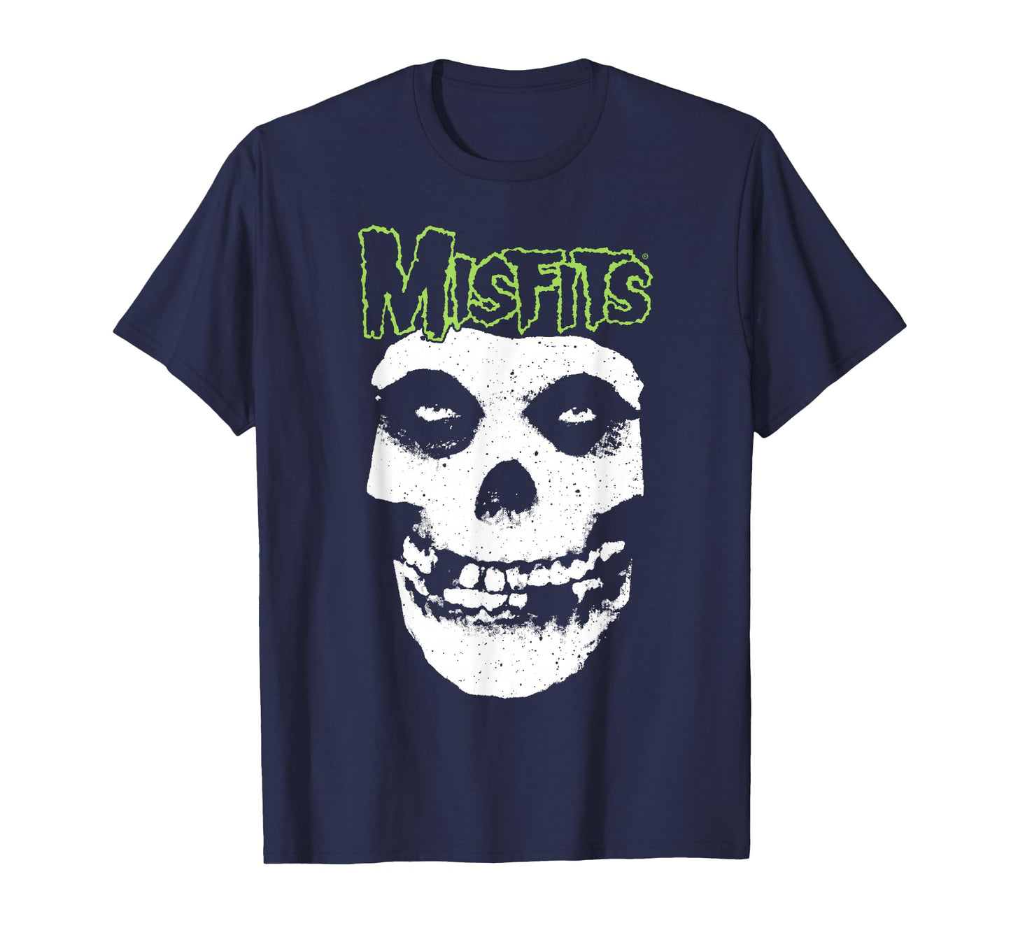 Misfits – Green Logo Skull T-Shirt