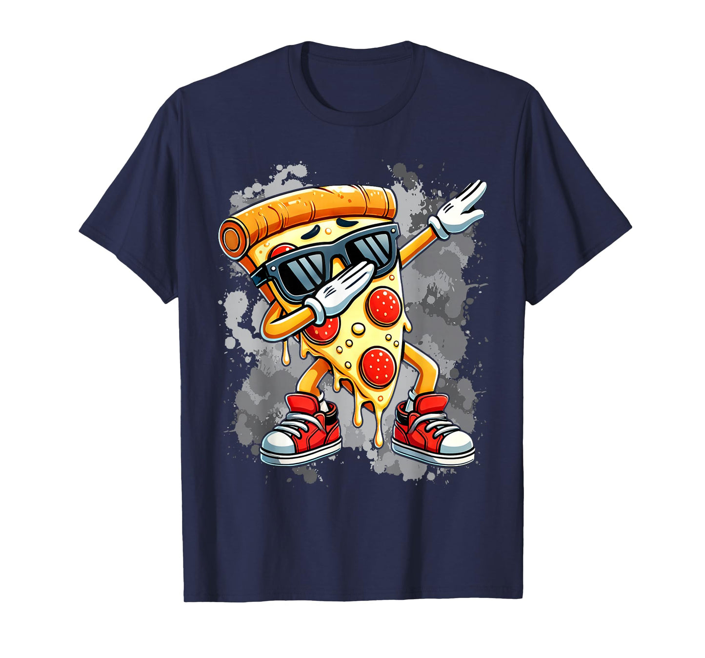 Dabbing Pizza Slice Dance Pizza Toddler Boy Dancing Pizza T-Shirt