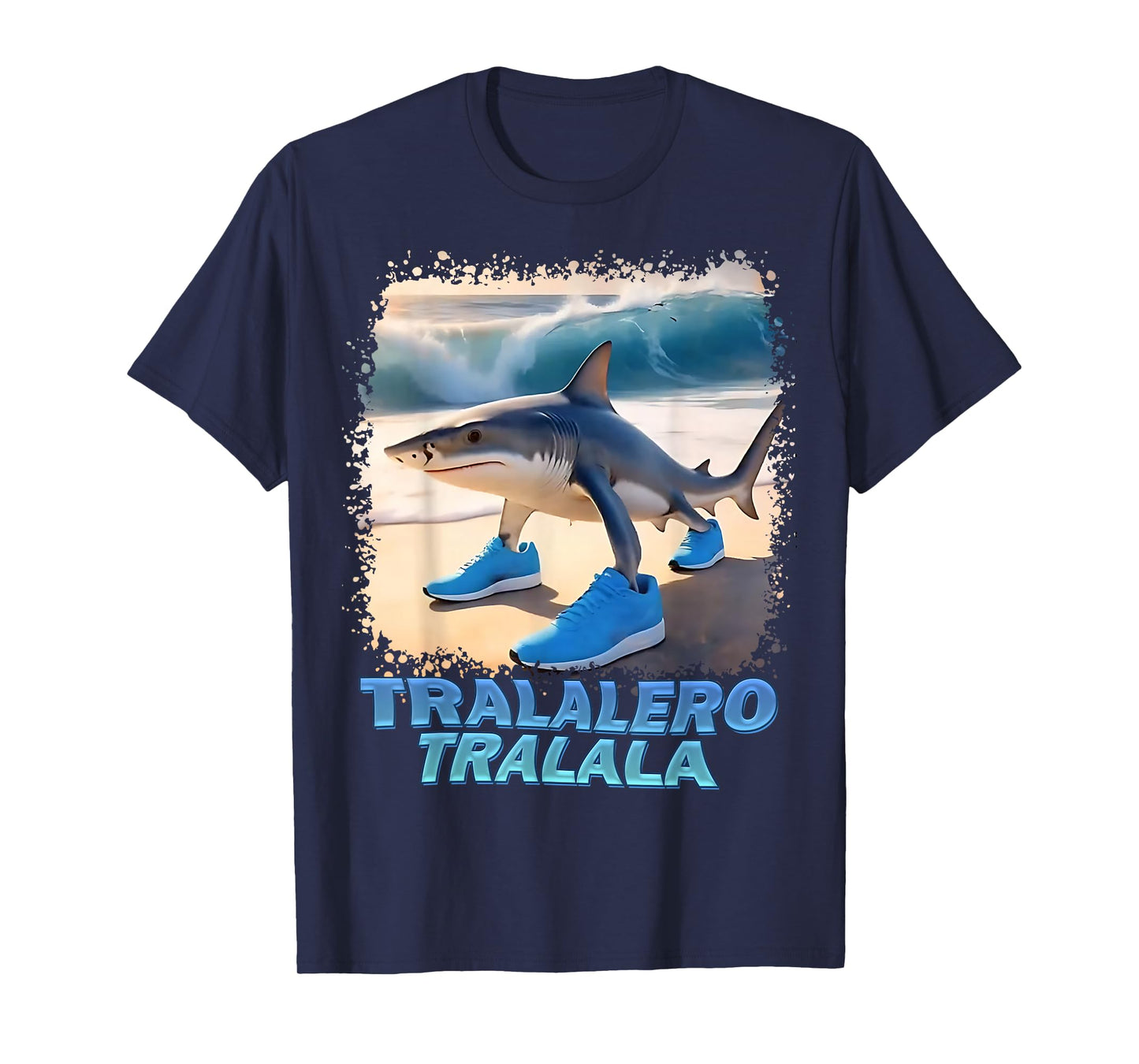 Tralalero Tralala Italian Brainrot Meme T-Shirt