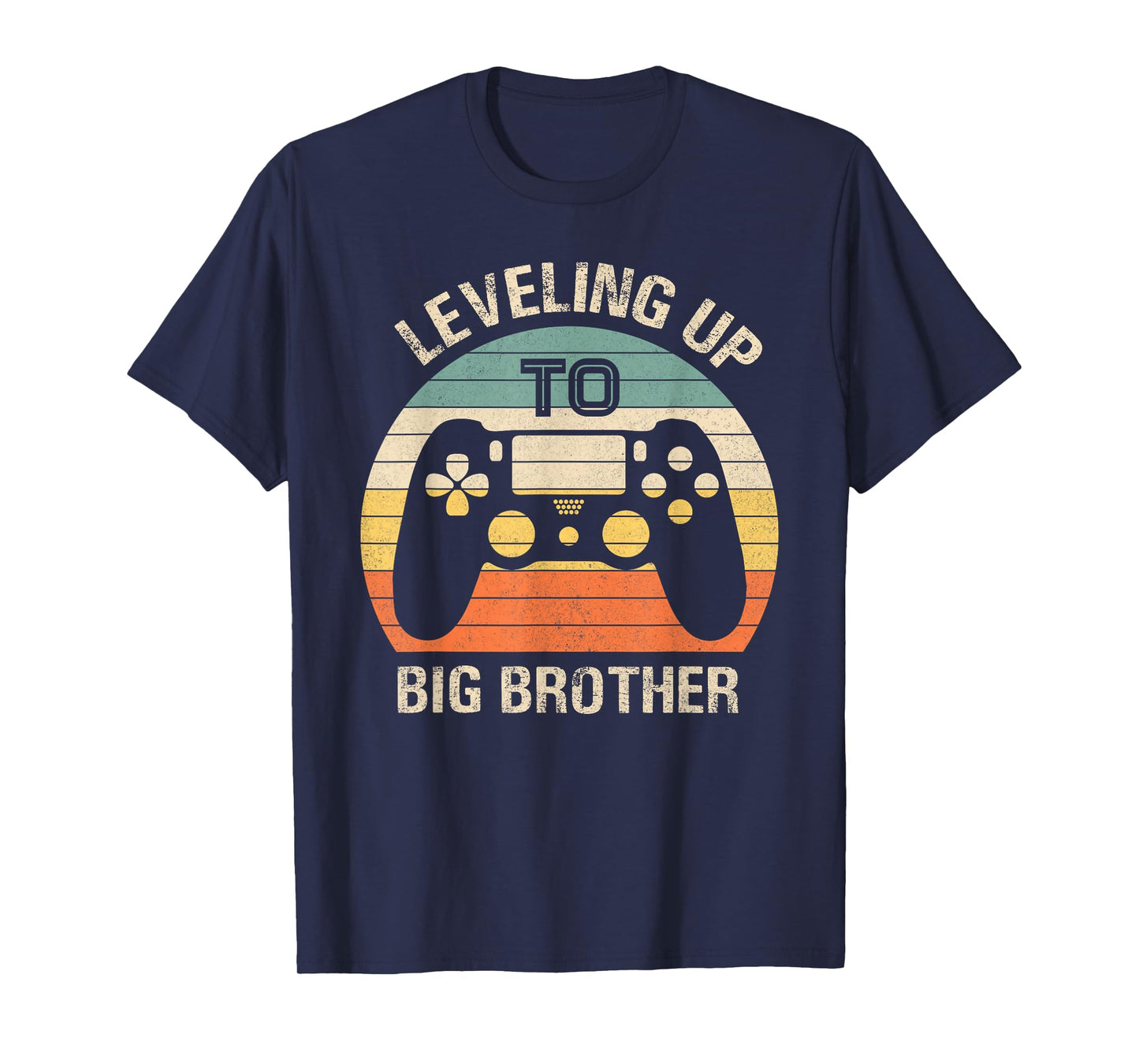 Leveling up to Big Brother 2025 funny gamer vintage kids men T-Shirt