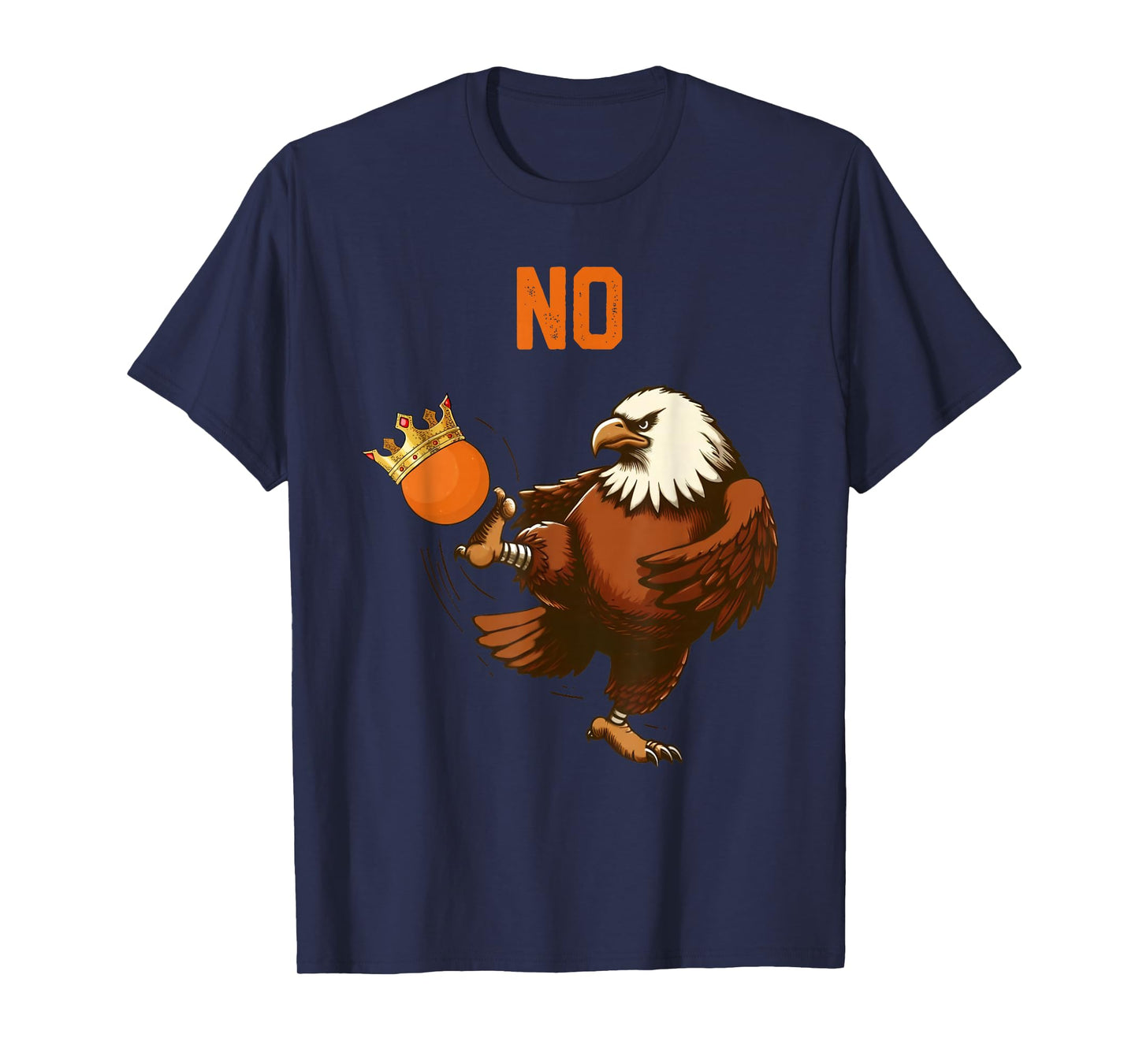 Funny Eagle No Kings October 18 No Kings Day Men Women T-Shirt