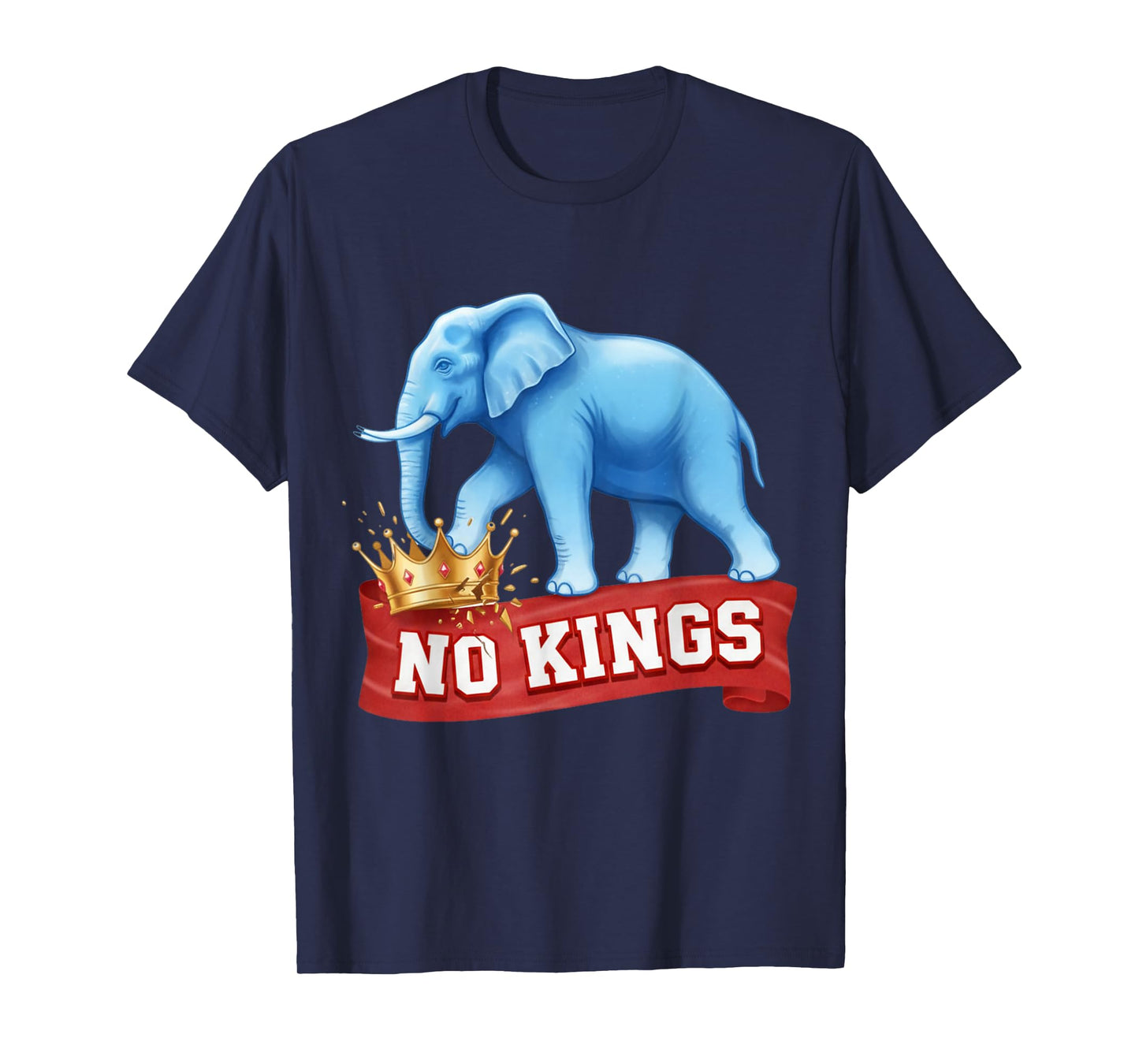No Kings Elephant for Political Supporters T-Shirt