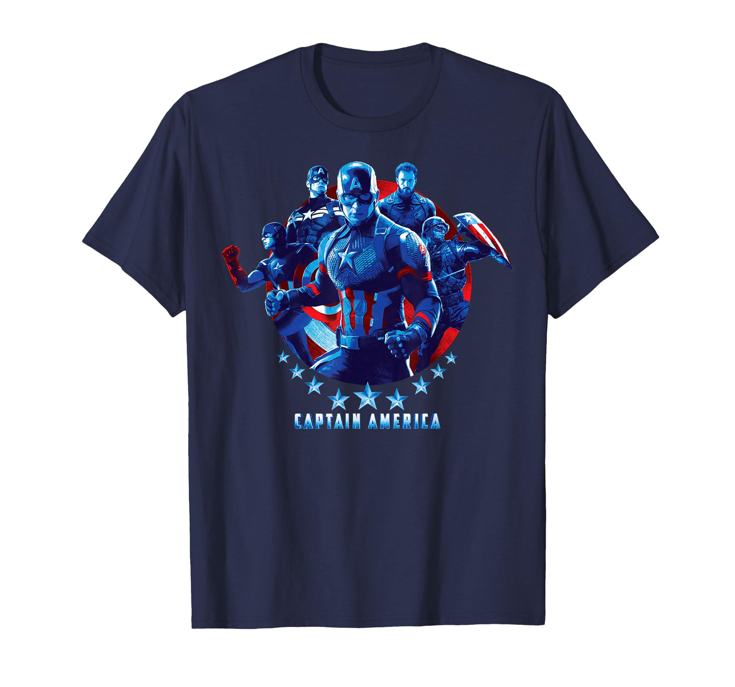 Marvel Avengers: Endgame Captain America Mashup T-Shirt