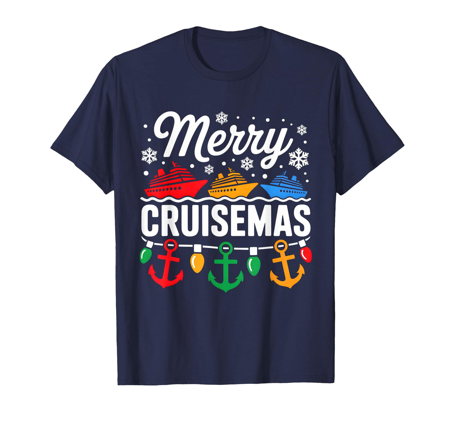 Merry Cruisemas Christmas Family Cruisin Funny Cruise Lover T-Shirt