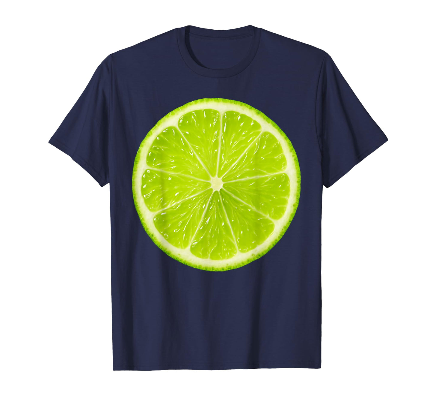 Lime Slice Costume Adult Kids Fruit Halloween T-Shirt