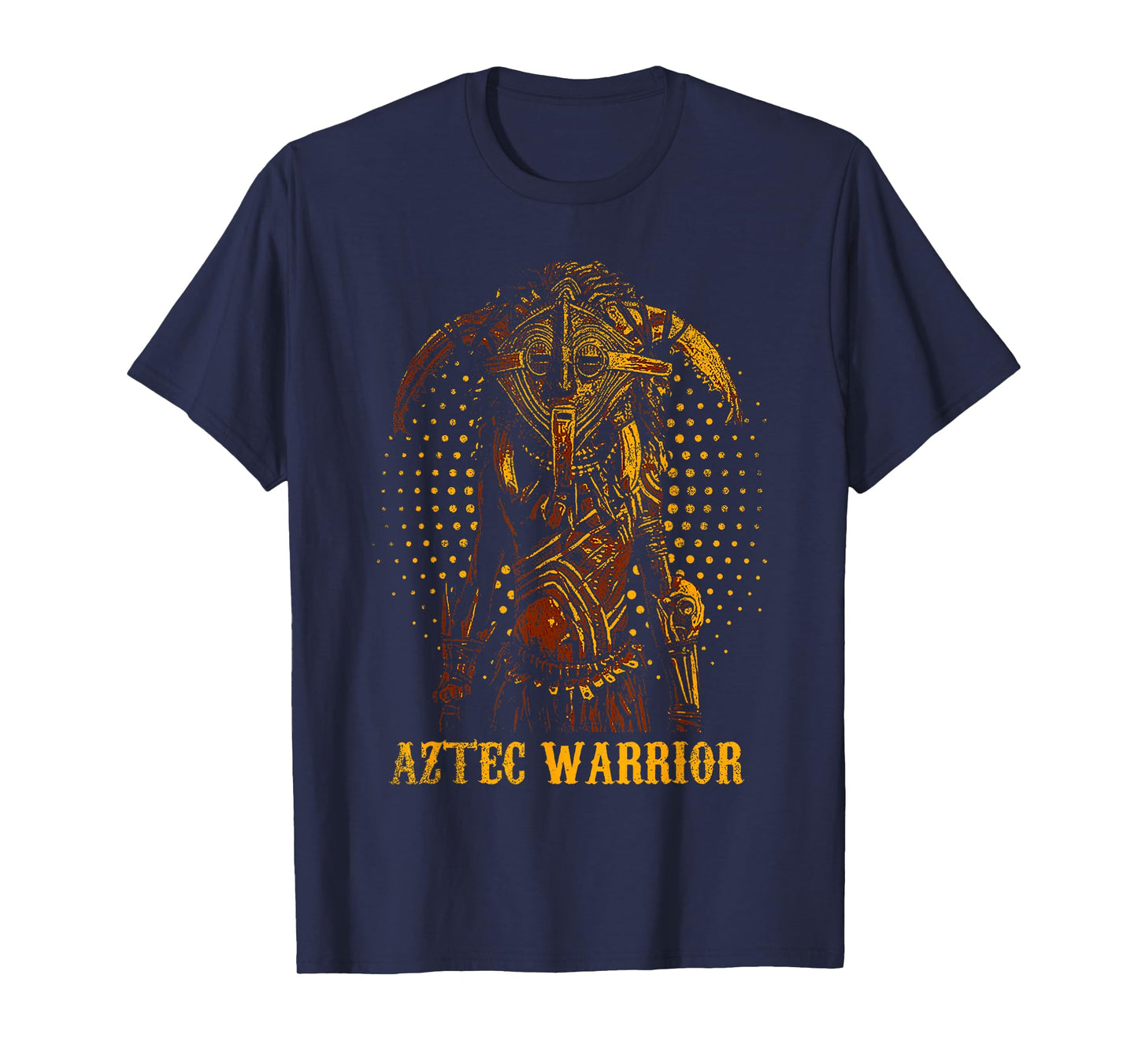 Aztec Warrior King Mexican Native Art Mayans T-Shirt