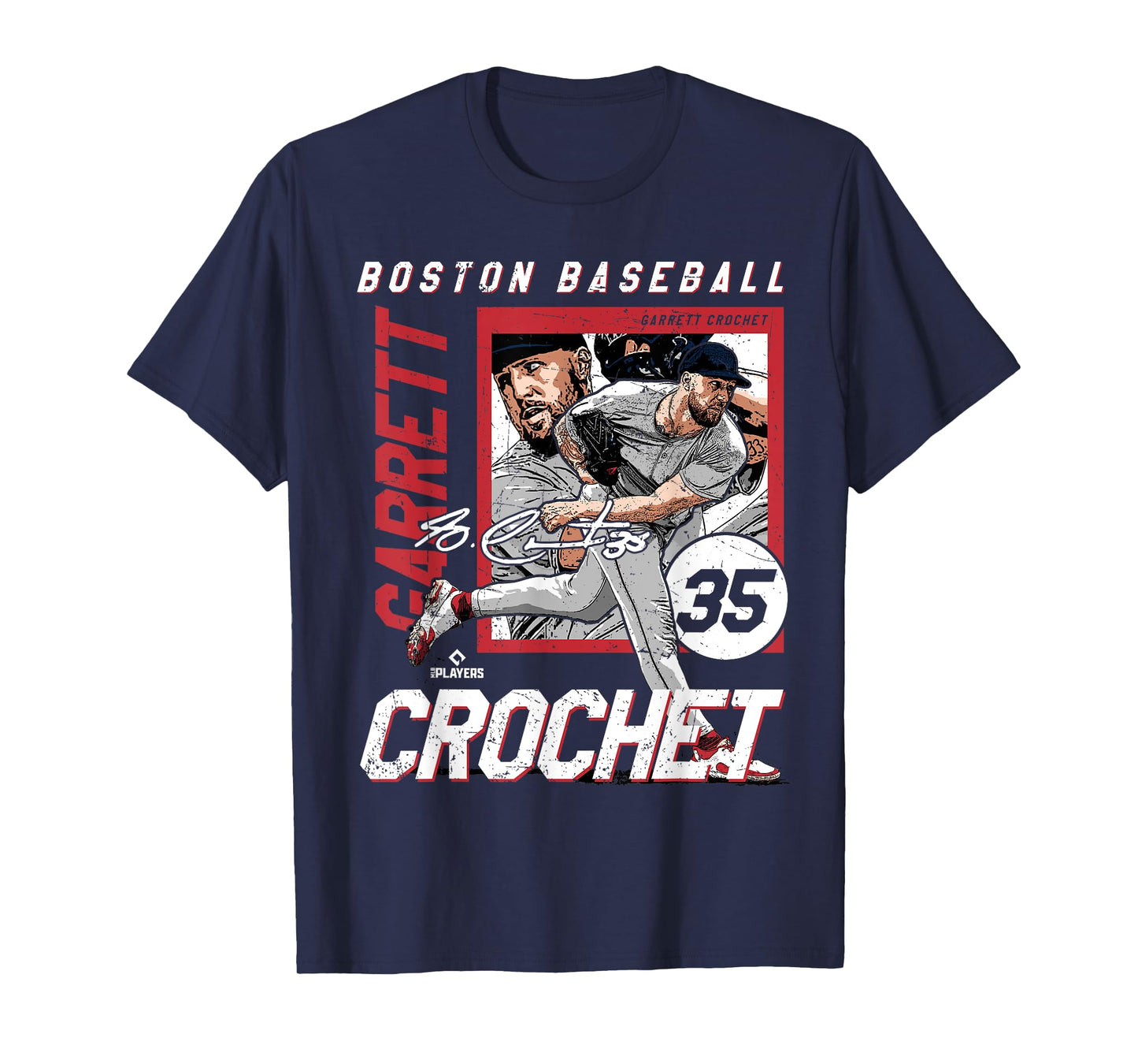 Garrett Crochet | Boston Baseball Players | MLBGCR203M T-Shirt