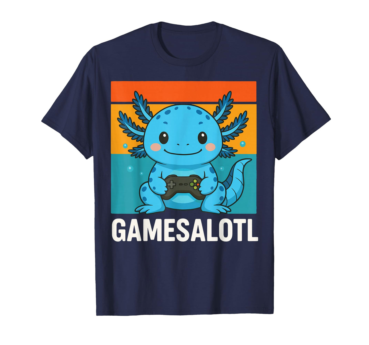 Gamesalotl Axolotl Gaming T-Shirt