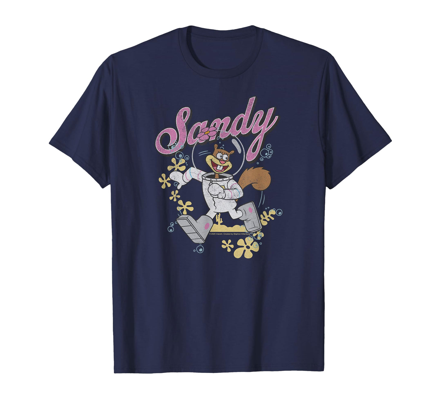 SpongeBob SquarePants - Sandy Cheeks Flower Clouds T-Shirt