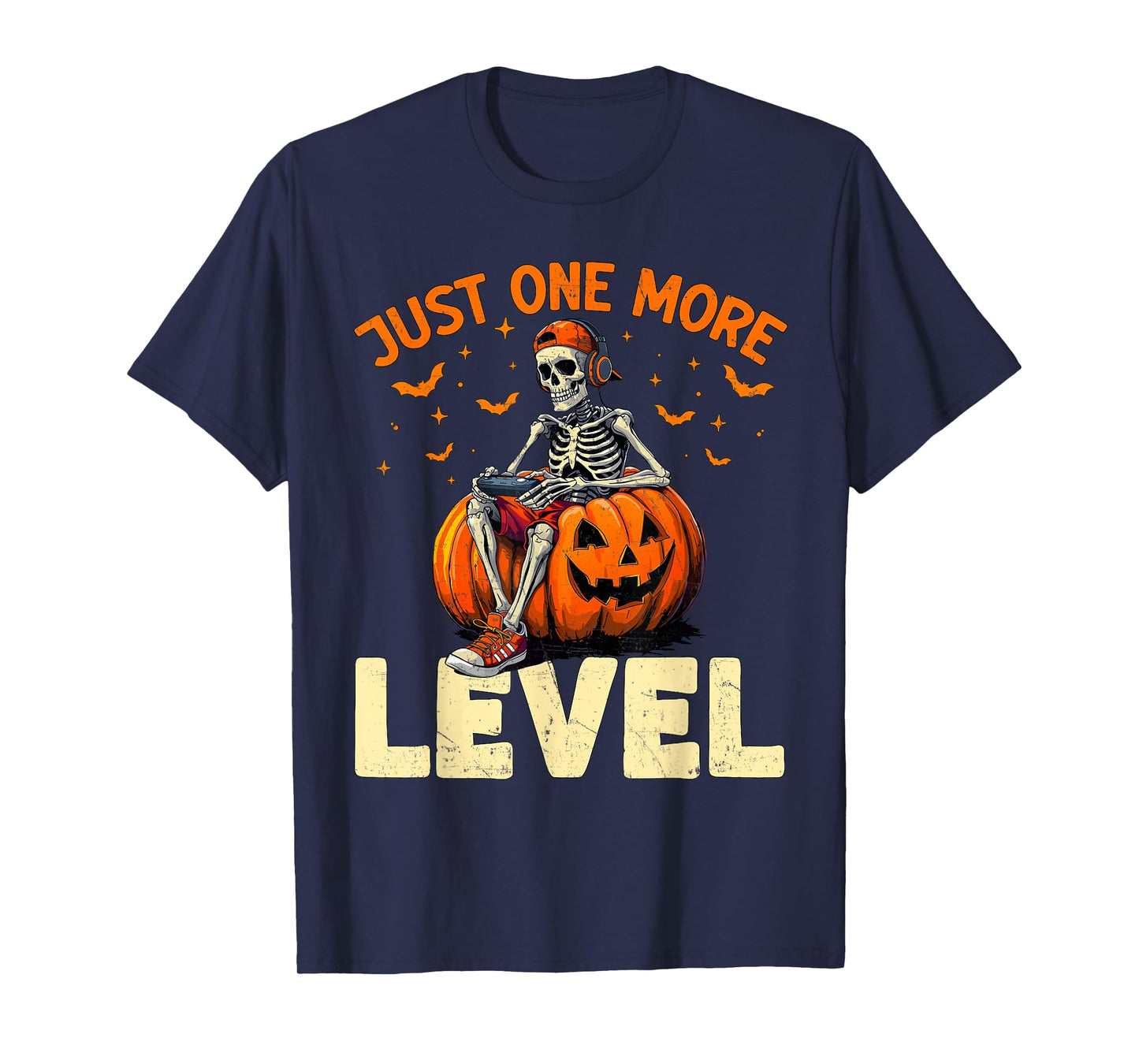 Funny Video Game Halloween Skeleton Gamer Costume Men Boys T-Shirt