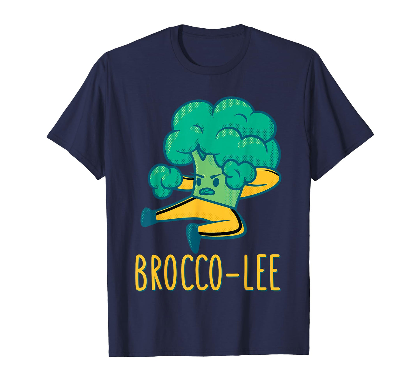 Funny Vegetable Word Game Dad Joke Brocco-Lee Broccoli T-Shirt