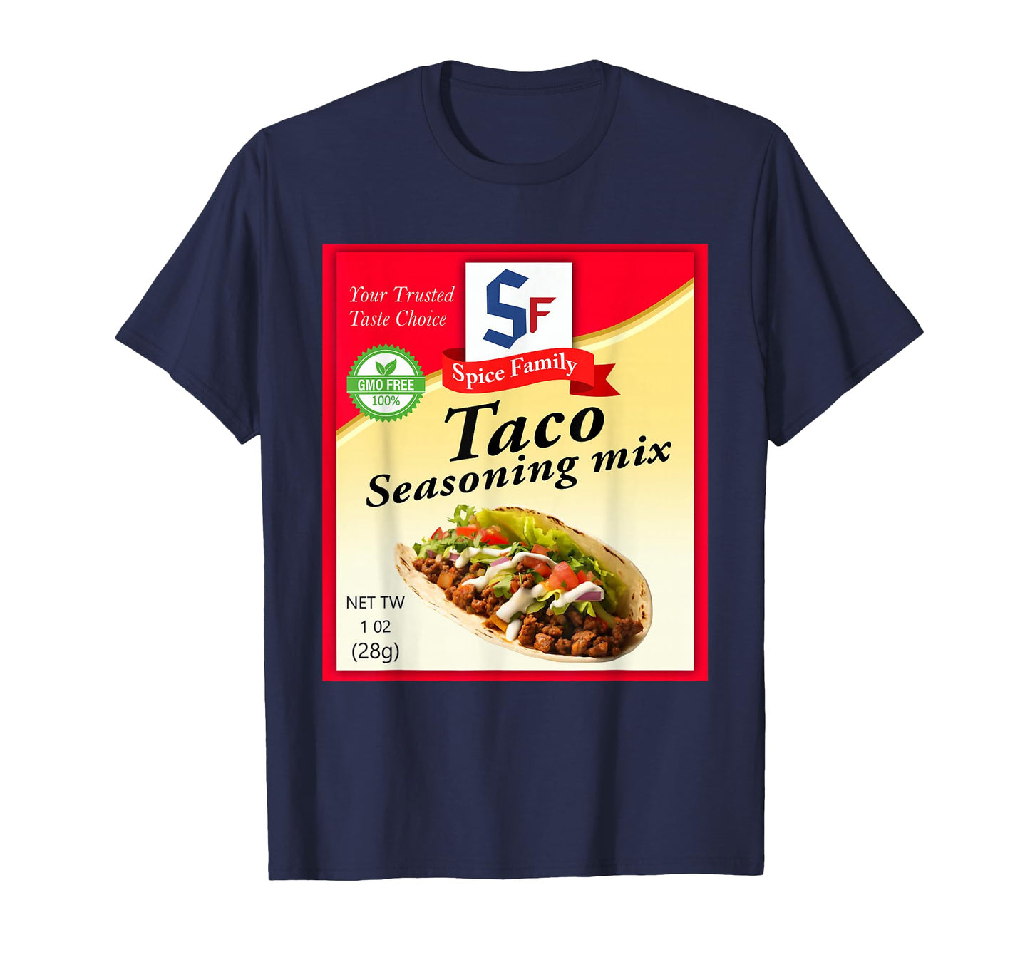 Taco Seasoning Mix Funny Mexico Cinco De Mayo Group Costumes T-Shirt