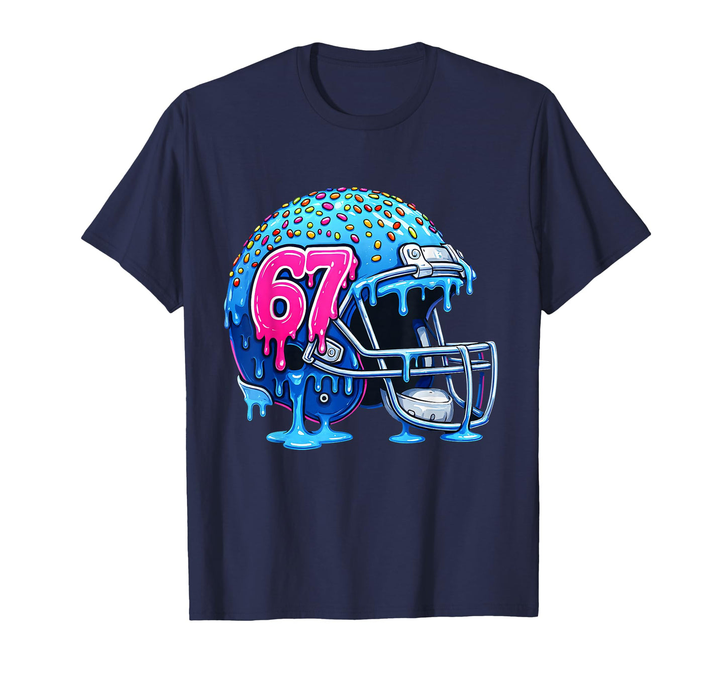 Six Seven Football Drip T-Shirt