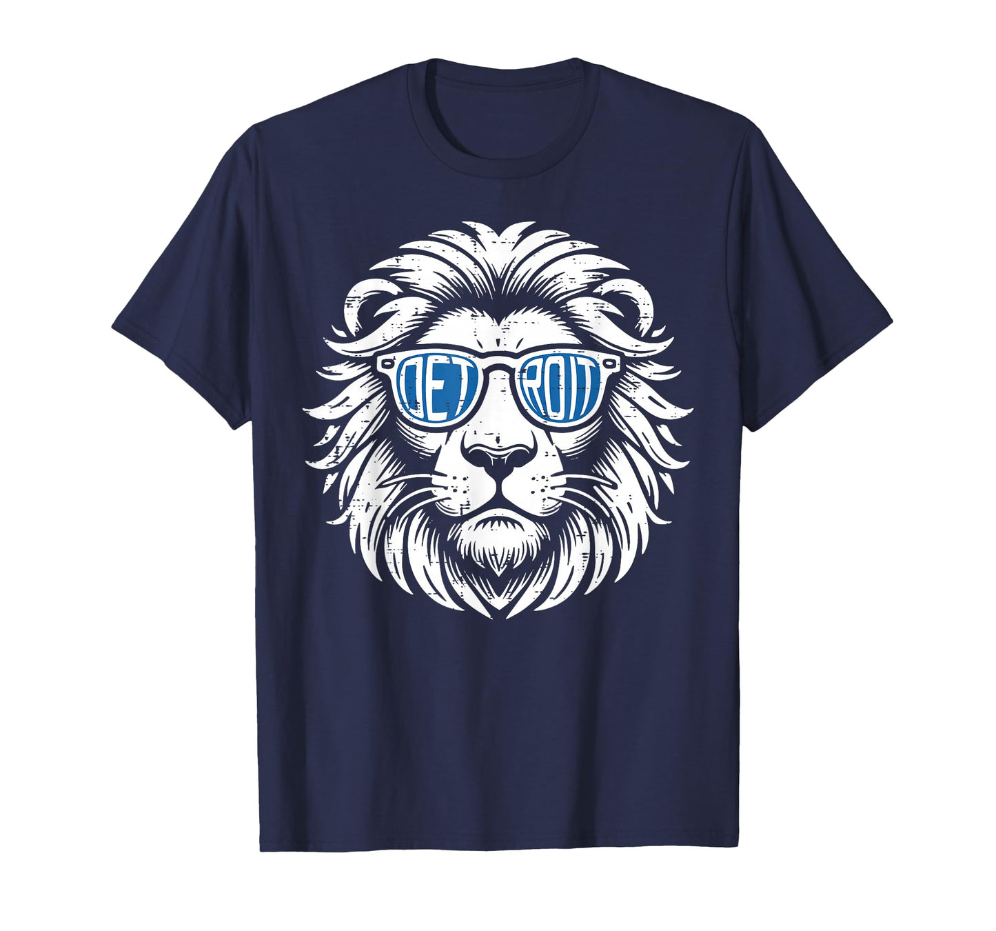 Lion Face Sunglasses Men Women Kids T-Shirt
