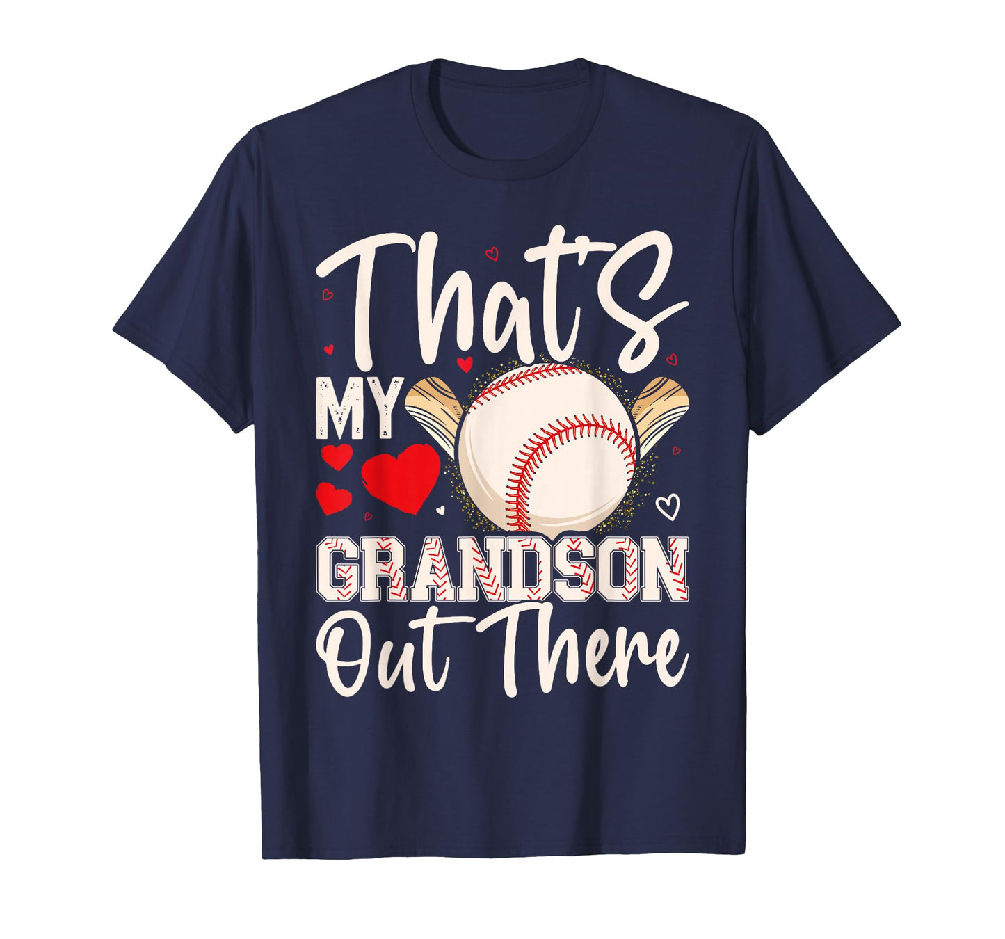 That's My Grandson Out There Baseball Grandma Mother's Day T-Shirt