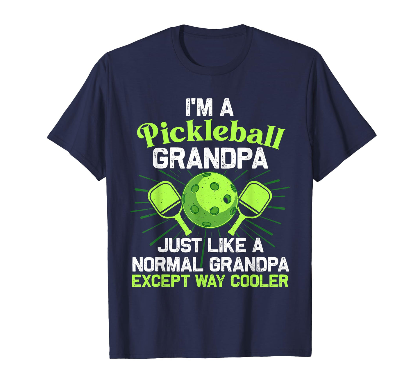 Funny Grandpa Pickleball Gift For Men Grandfather Papa Daddy T-Shirt