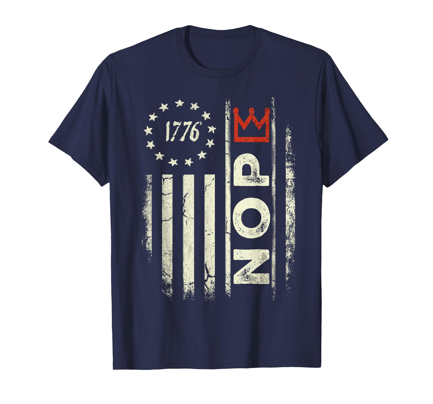 No Kings Protest Sign Vertical T-Shirt
