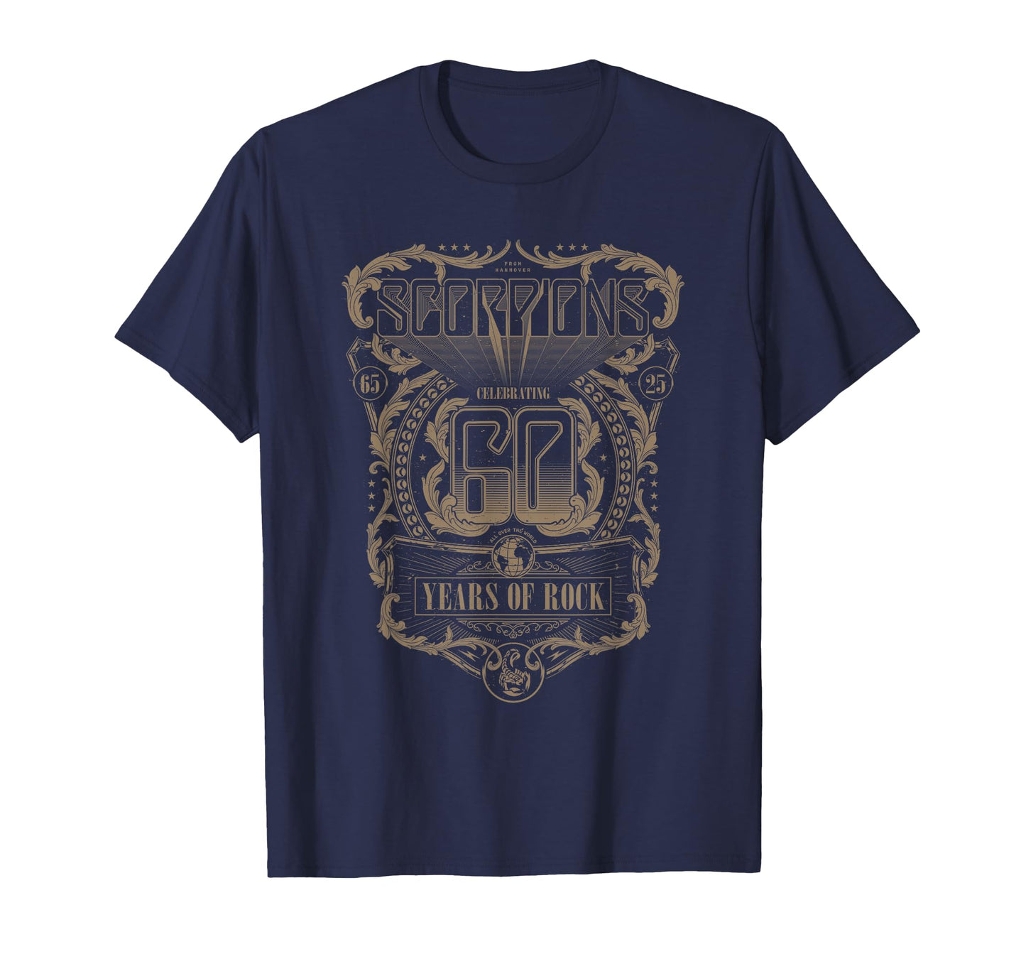 Official Scorpions 60 Years of Rock T-Shirt