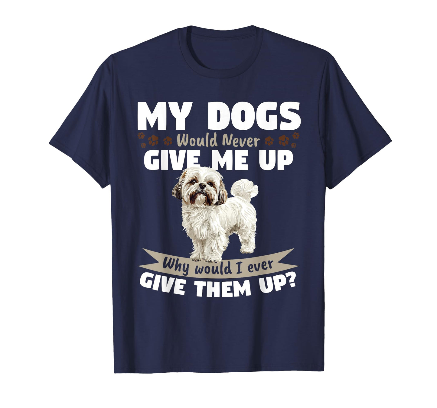 Shih Tzu Dog Owner Men Women Kids T-Shirt