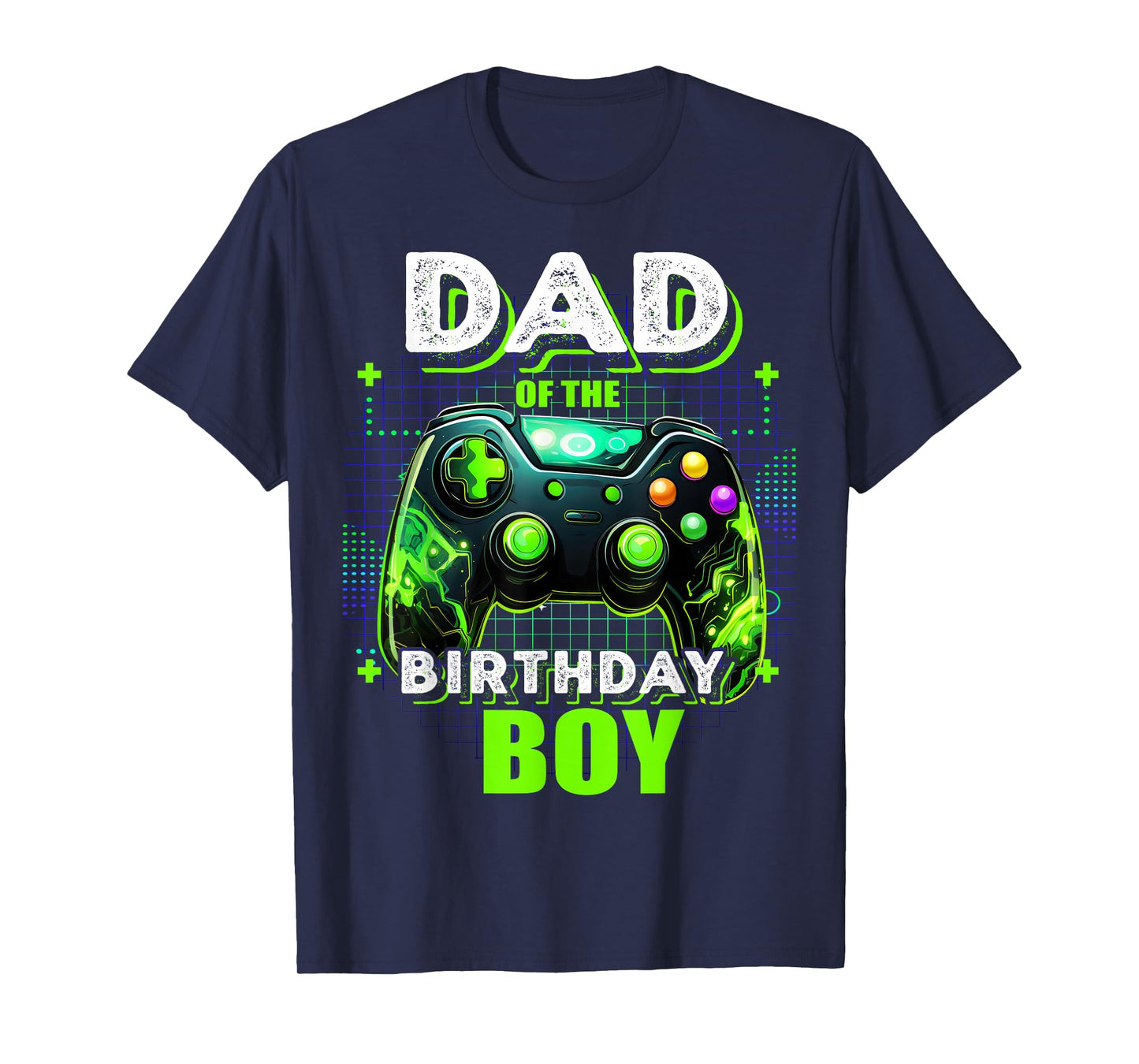 Dad of the Birthday Boy Matching Video Game Birthday Party T-Shirt