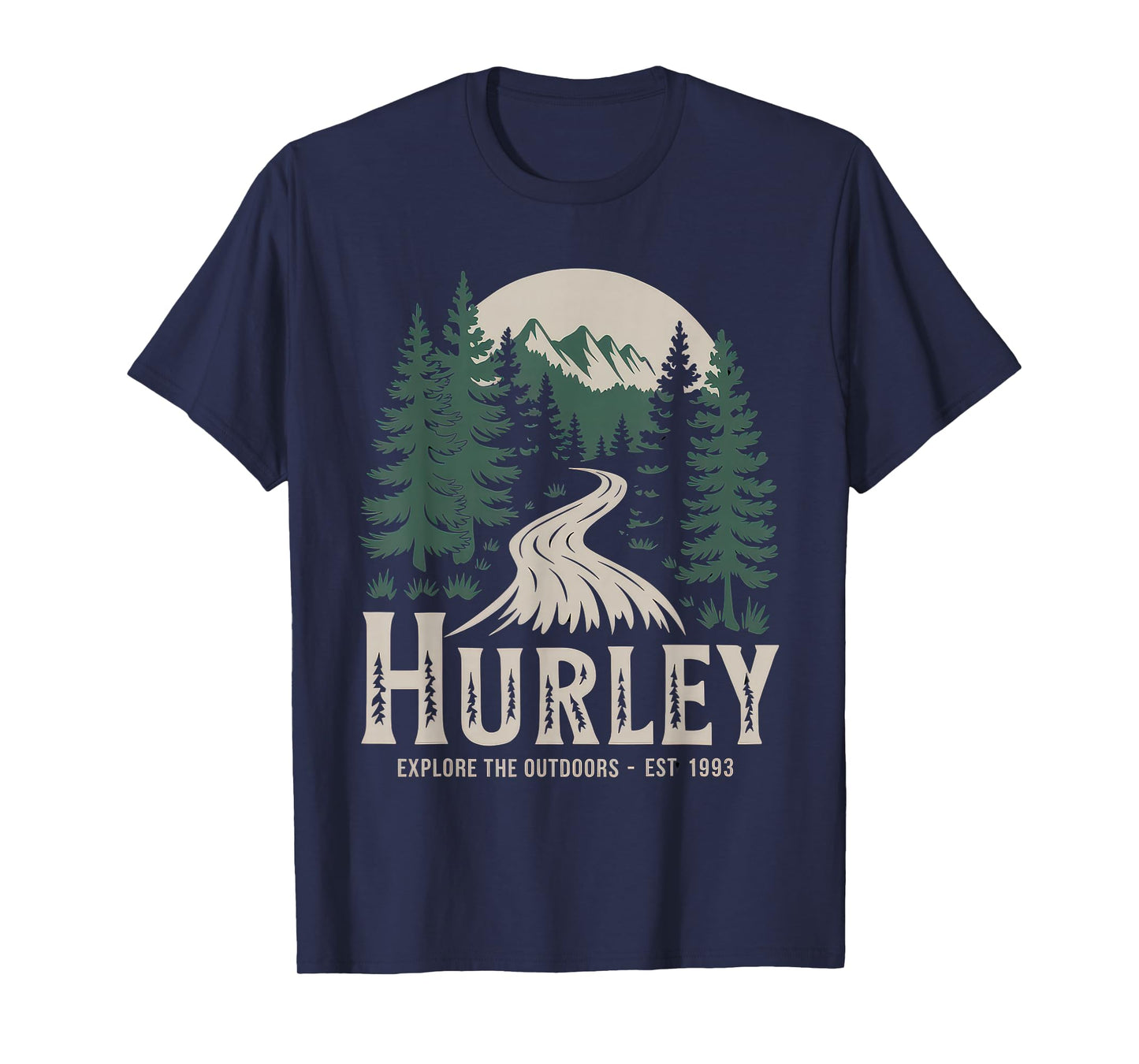 Hurley KY Vintage Evergreen Sunset Eighties Retro 80s 90s T-Shirt