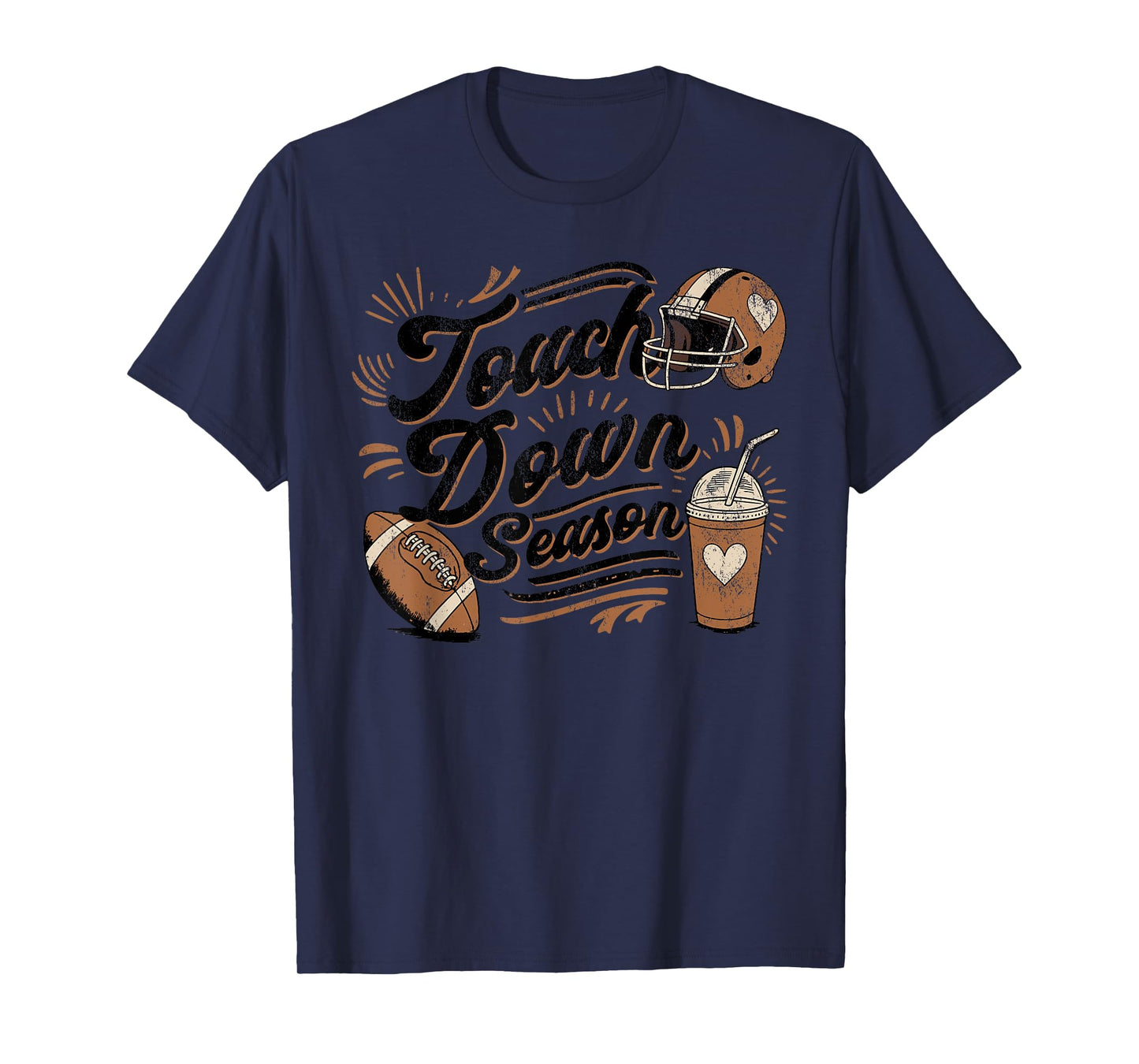 Football Shirts for Women Men Touchdown Season Tshirt Cute T-Shirt
