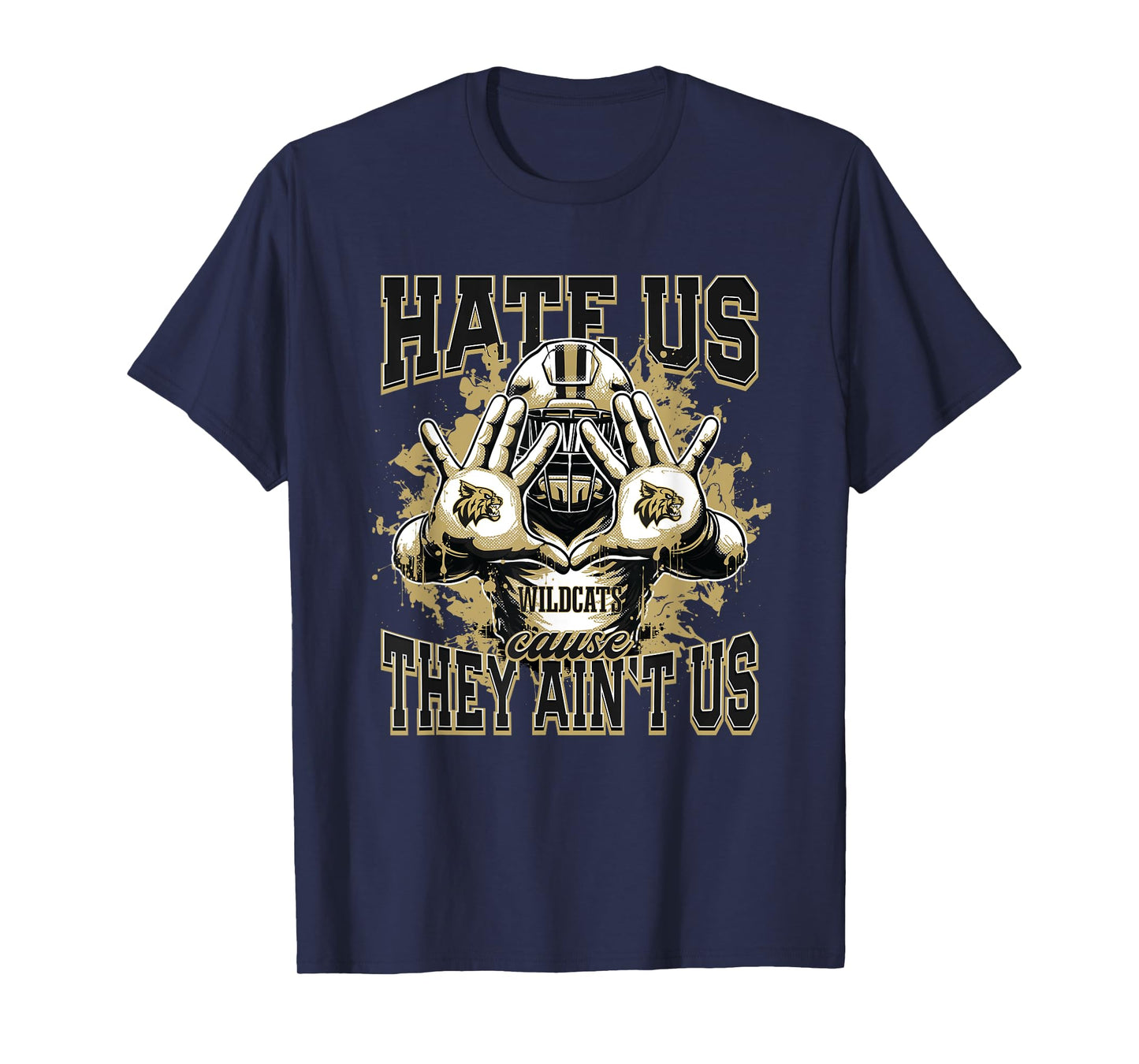Blacksburg Wildcats Logo Hate Us Cause They Ain't HS T-Shirt
