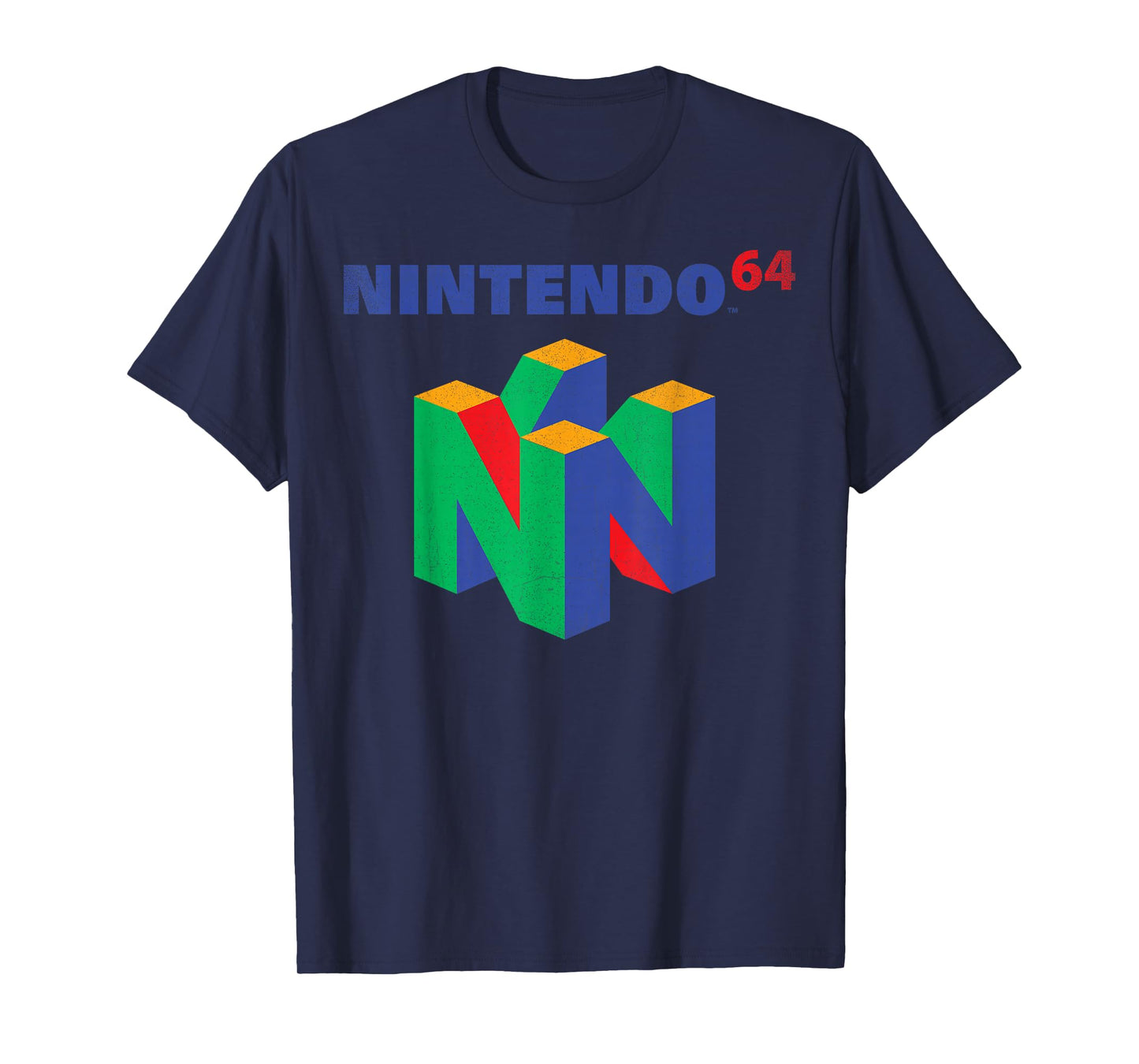 Nintendo 64 Classic Logo Retro Vintage Graphic T-Shirt T-Shirt