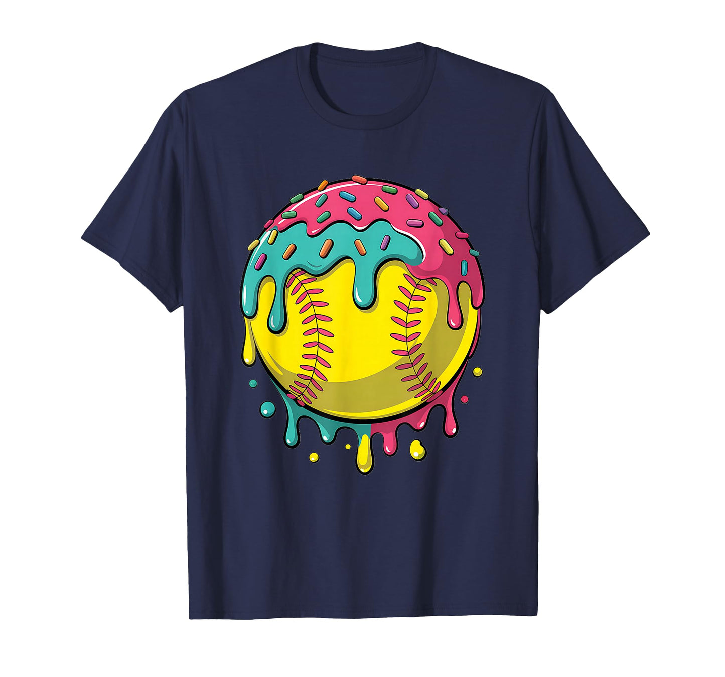 Softball Shirt Teen Girls Softball Stuff Softball Drip Girls T-Shirt