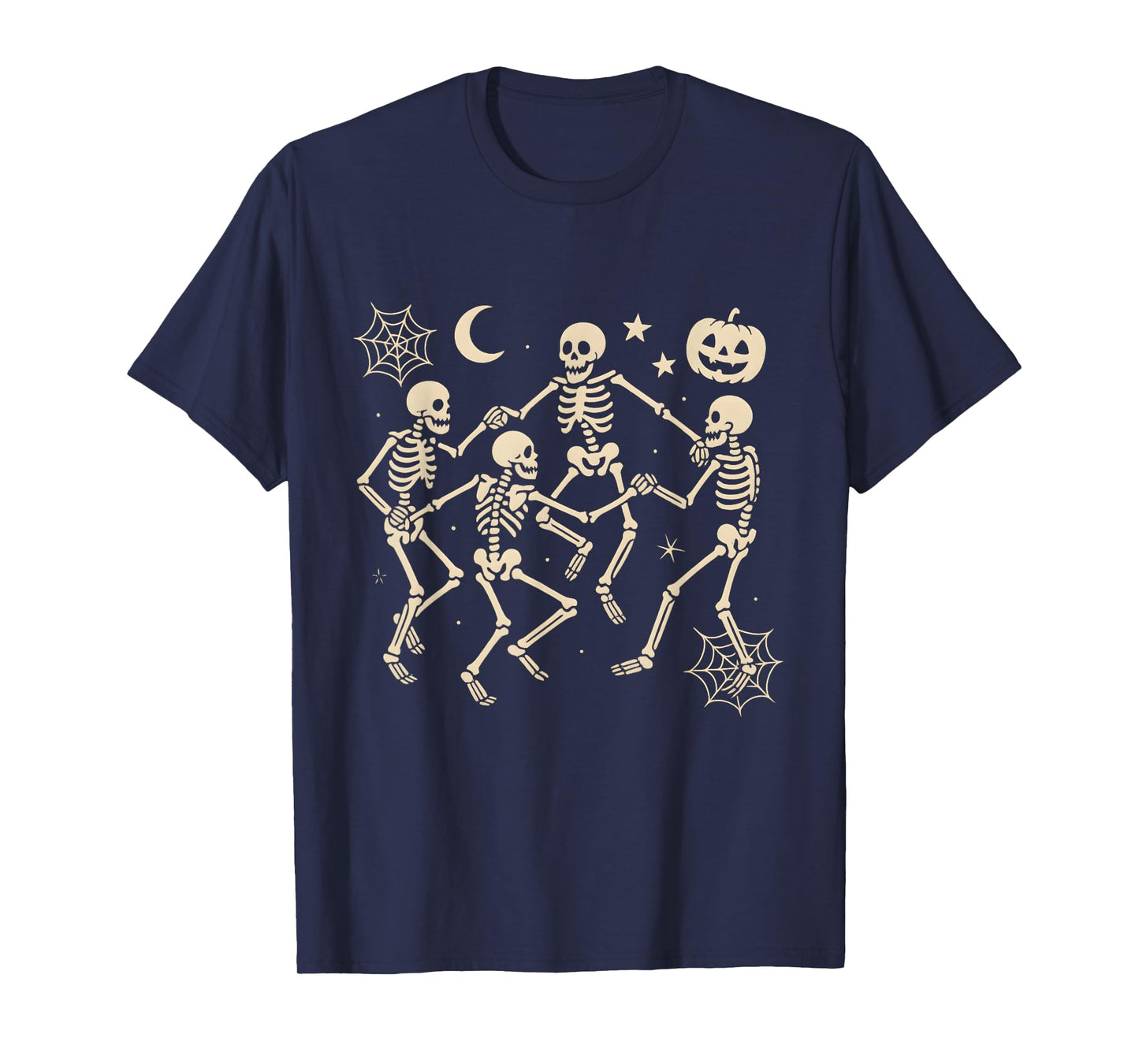 Funny Dancing Skeletons Dance Halloween Costume Adults Kids T-Shirt