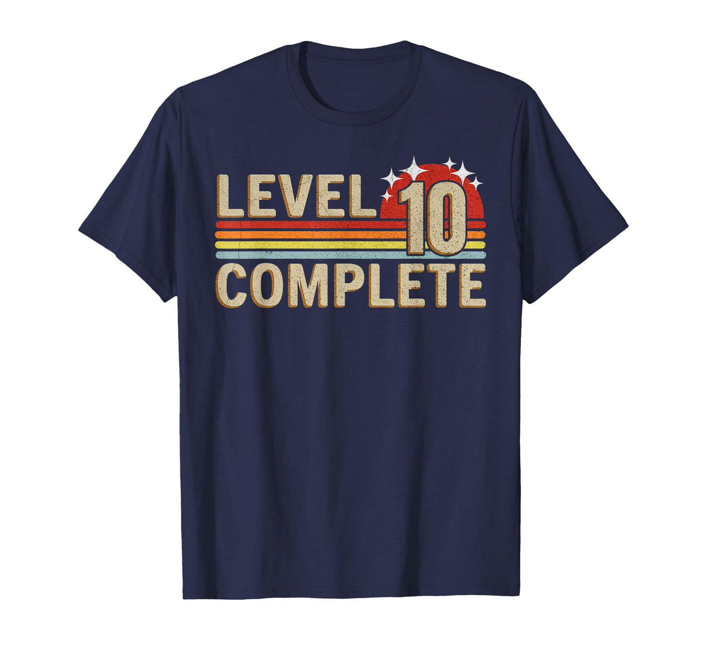 Level 10 Complete Gaming Vintage 10 Years Wedding T-Shirt