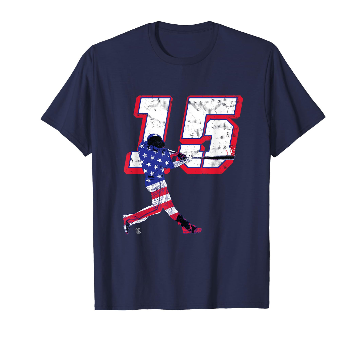 Dustin Pedroia Flag Silhouette Gameday T-Shirt
