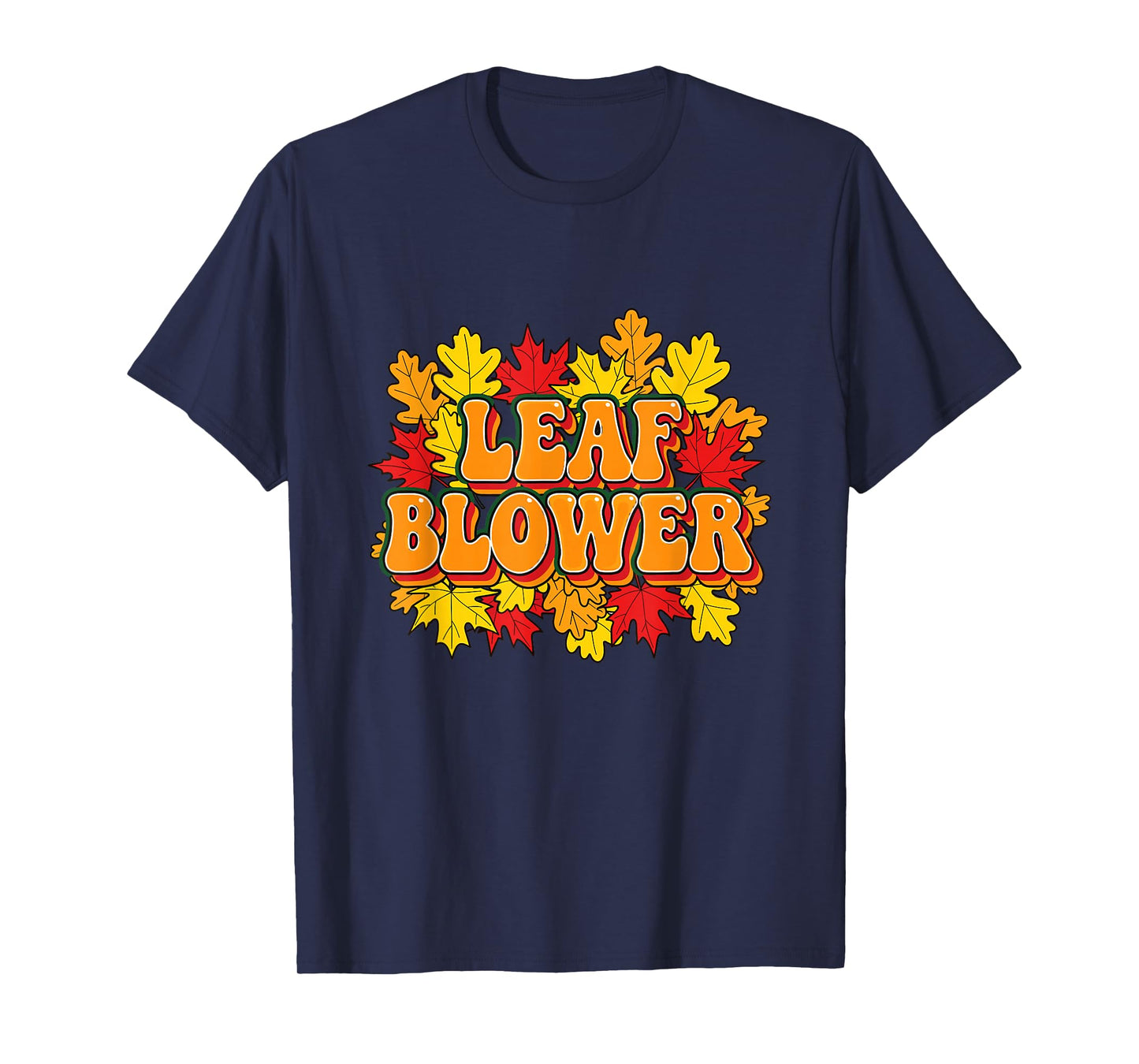 Funny Leaf Blower Costume Fall Halloween Gardening cleanup T-Shirt