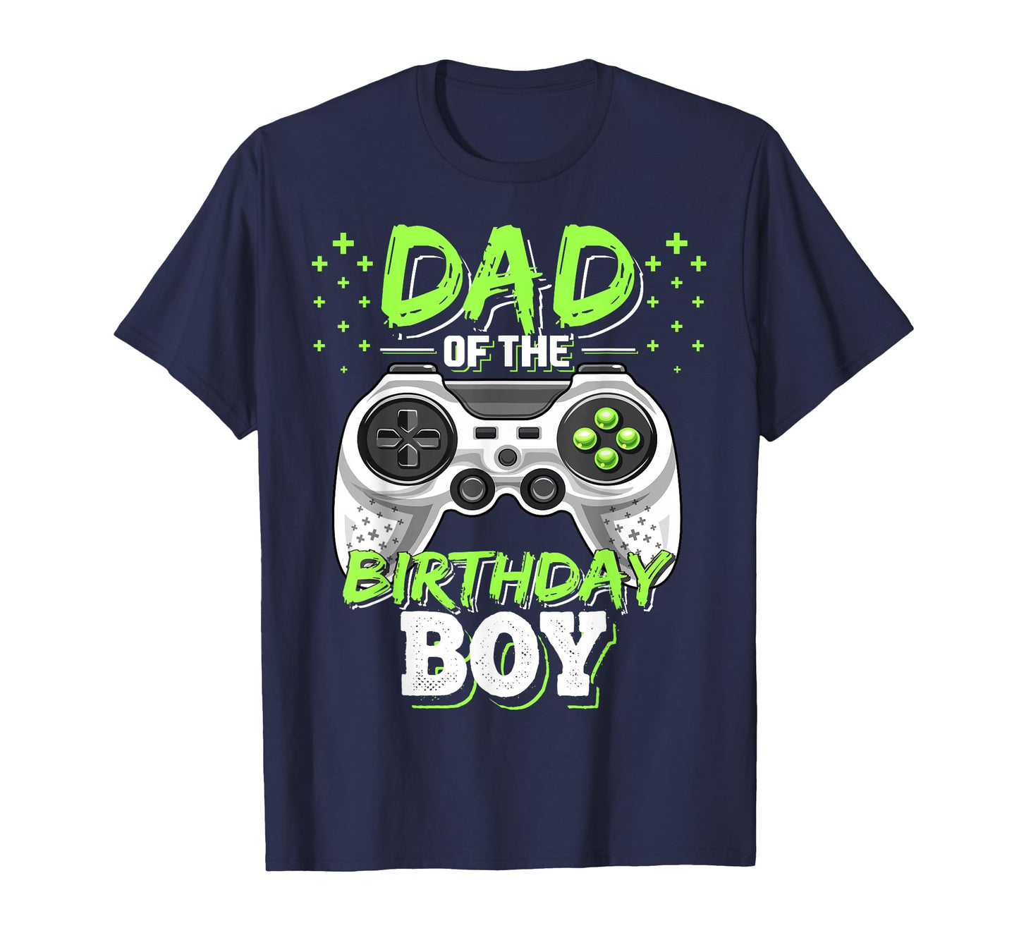 Dad of the Birthday Boy Matching Video Gamer Birthday Party T-Shirt