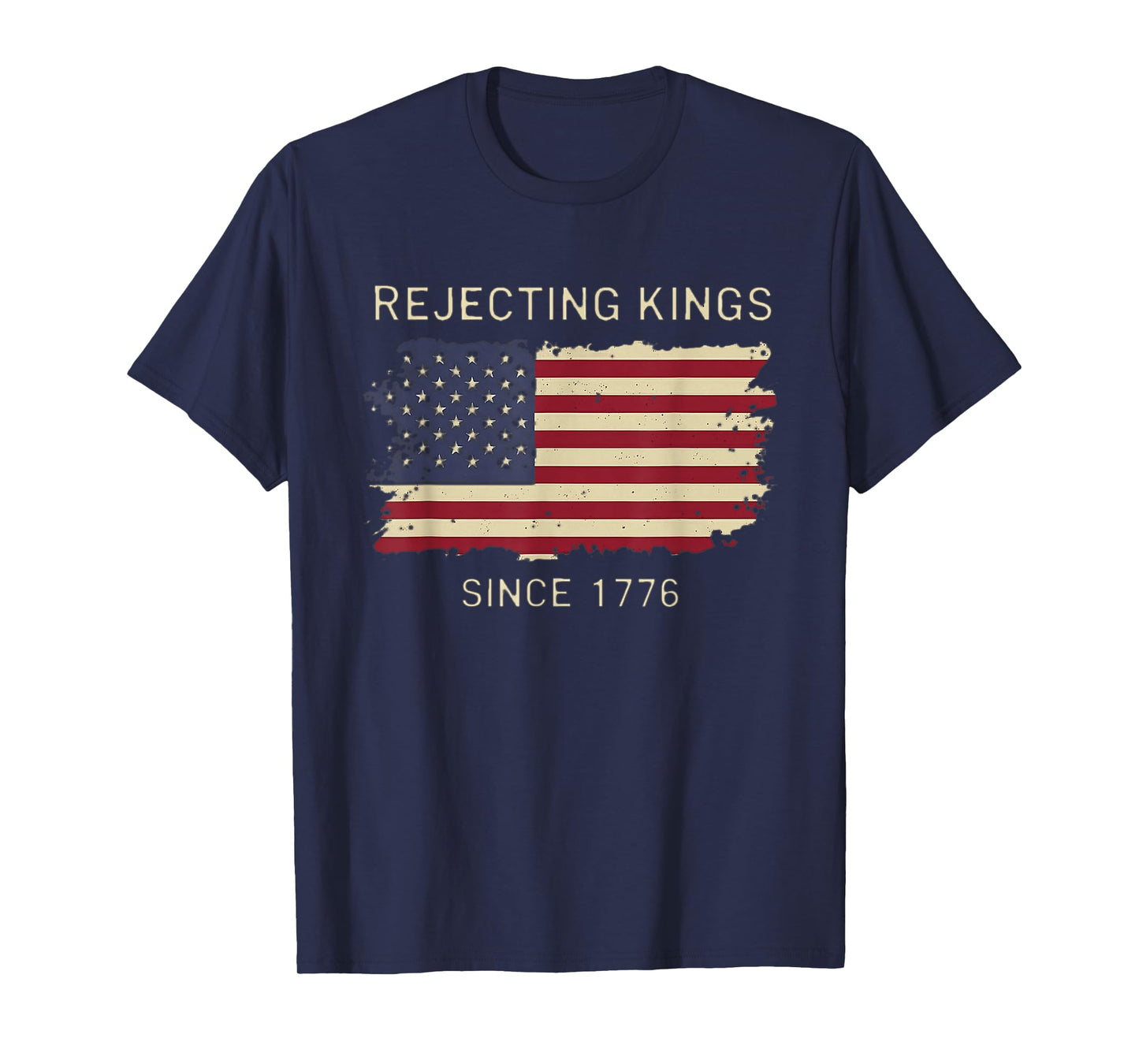 No Kings Vintage Patriotic Freedom Liberty Usa Liberty T-Shirt