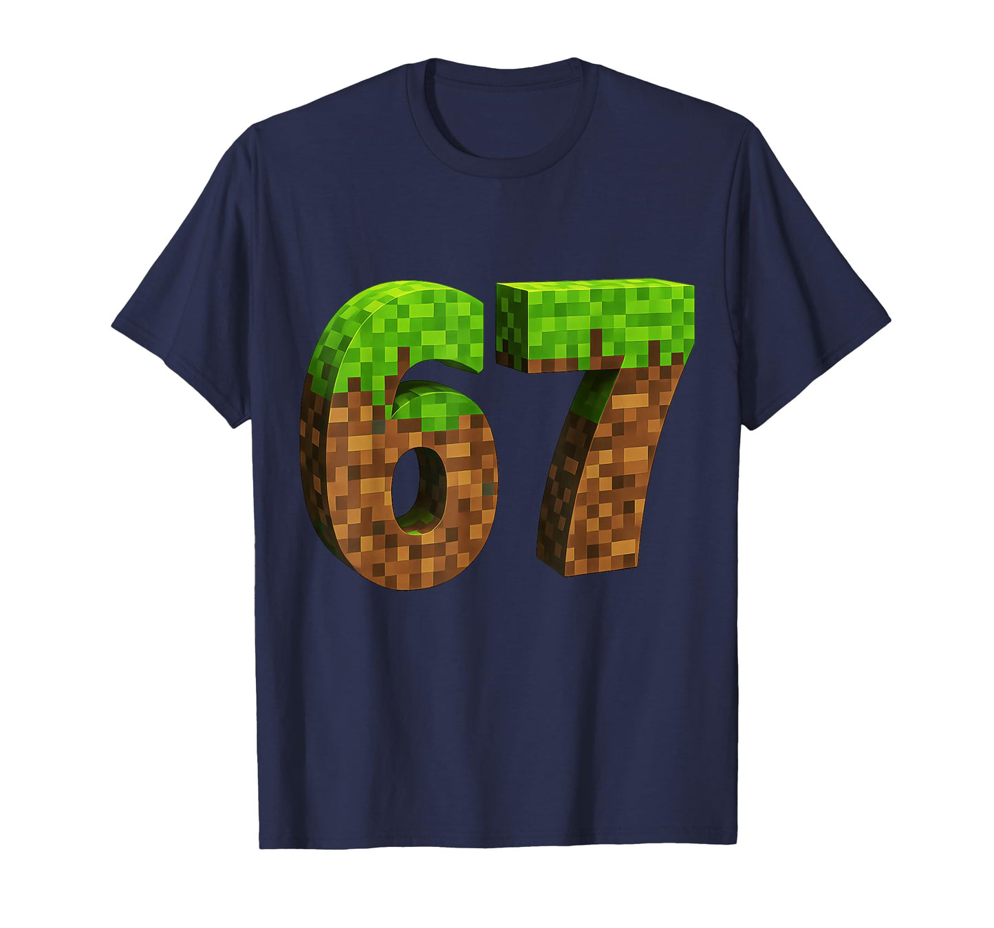 Funny Six Seven 6 7 Meme Gen Alpha Slang Game Pixel 67 Boys T-Shirt