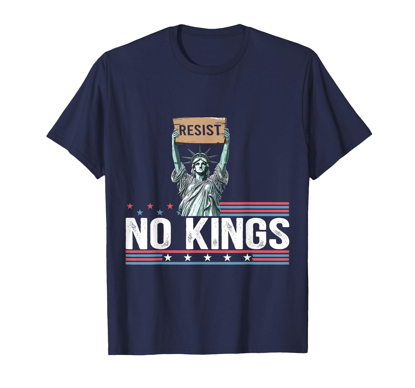 Resist No Kings Human Rights Feminist Statement T-Shirt