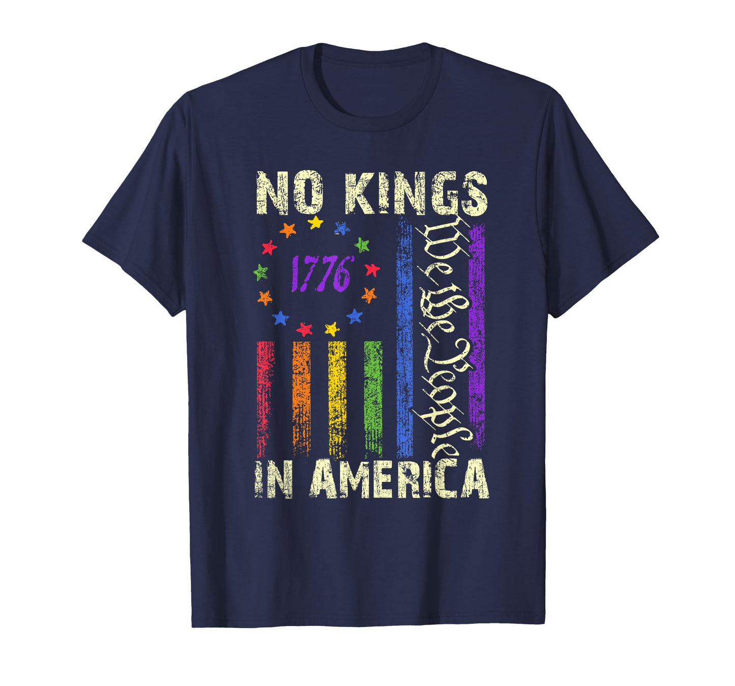 No Kings In America Funny LGBT T-Shirt