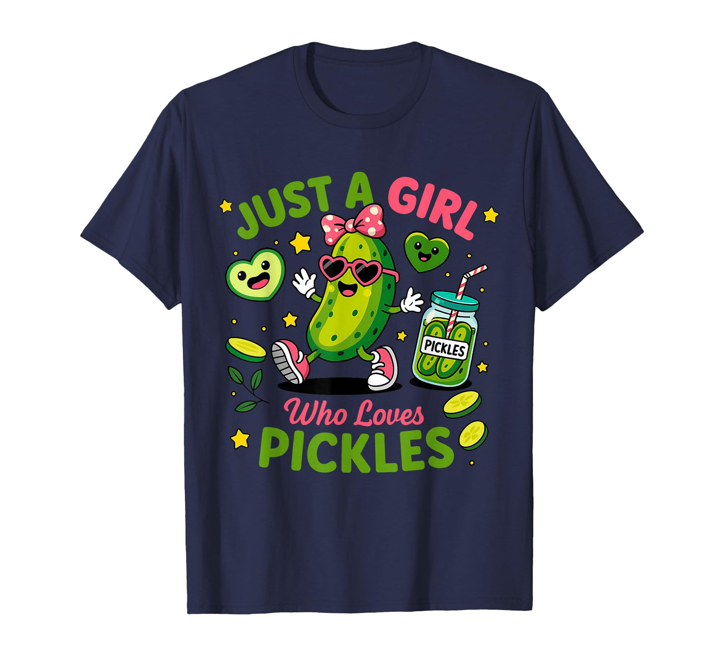 Just A Girl Who Loves Pickles Funny Toddler Pickle Costume T-Shirt
