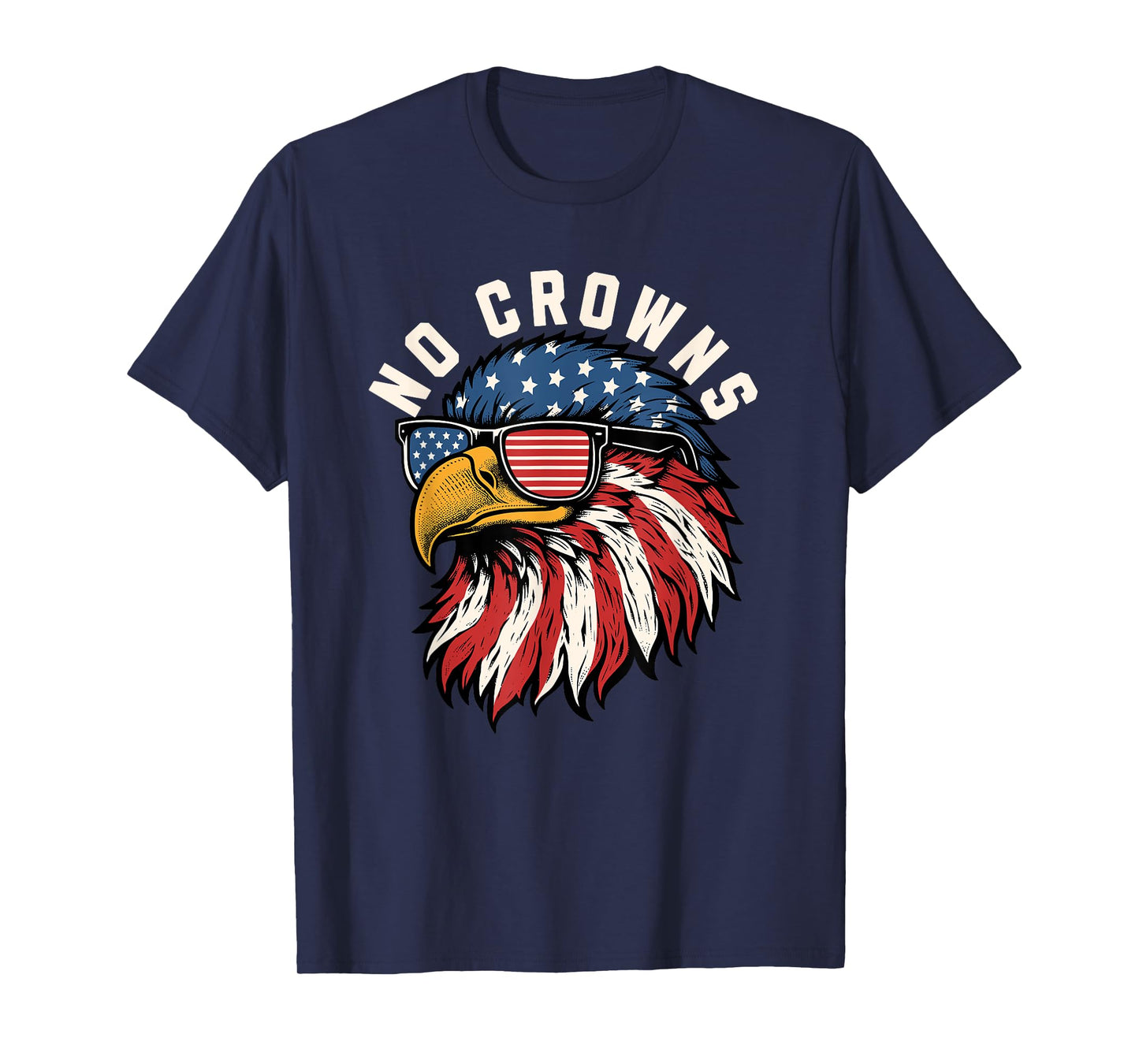 No Crowns Just Citizens Eagle No King T-Shirt