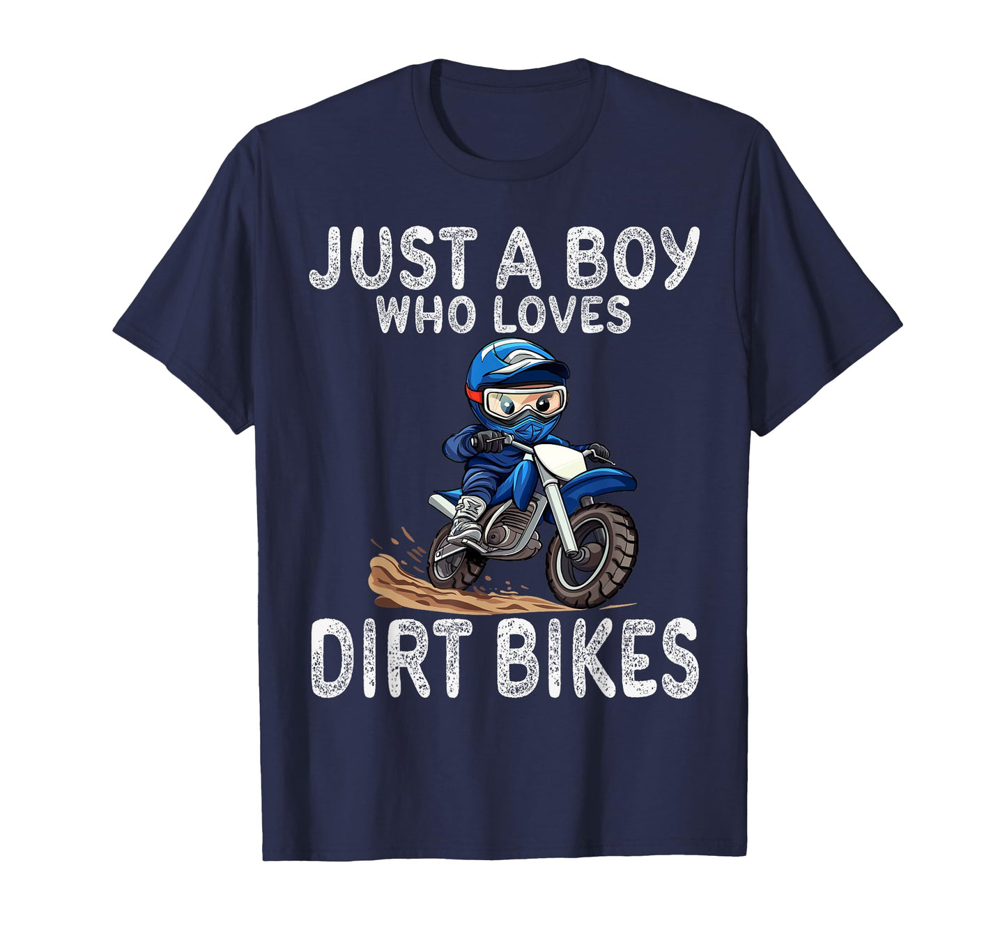 Just a boy who loves dirt bikes, Kids Dirt Bike T-Shirt