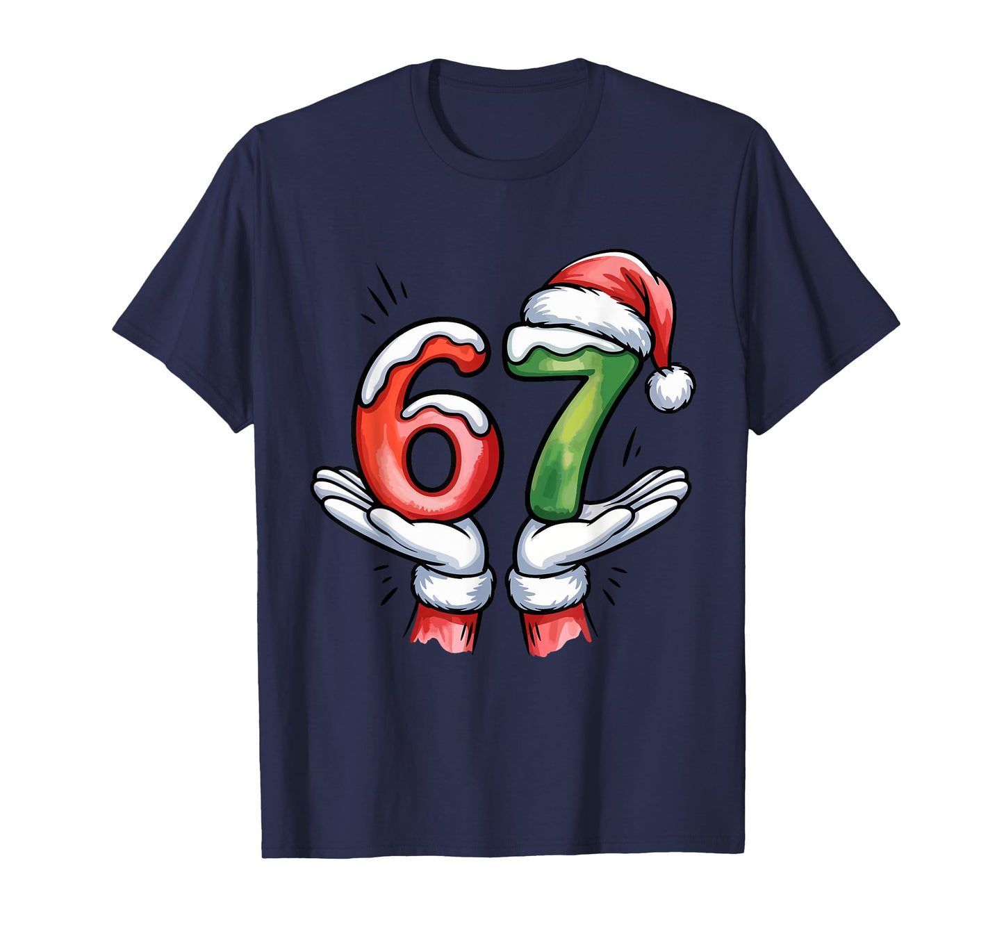 67 Meme six Seven 67 Christmas T-Shirt