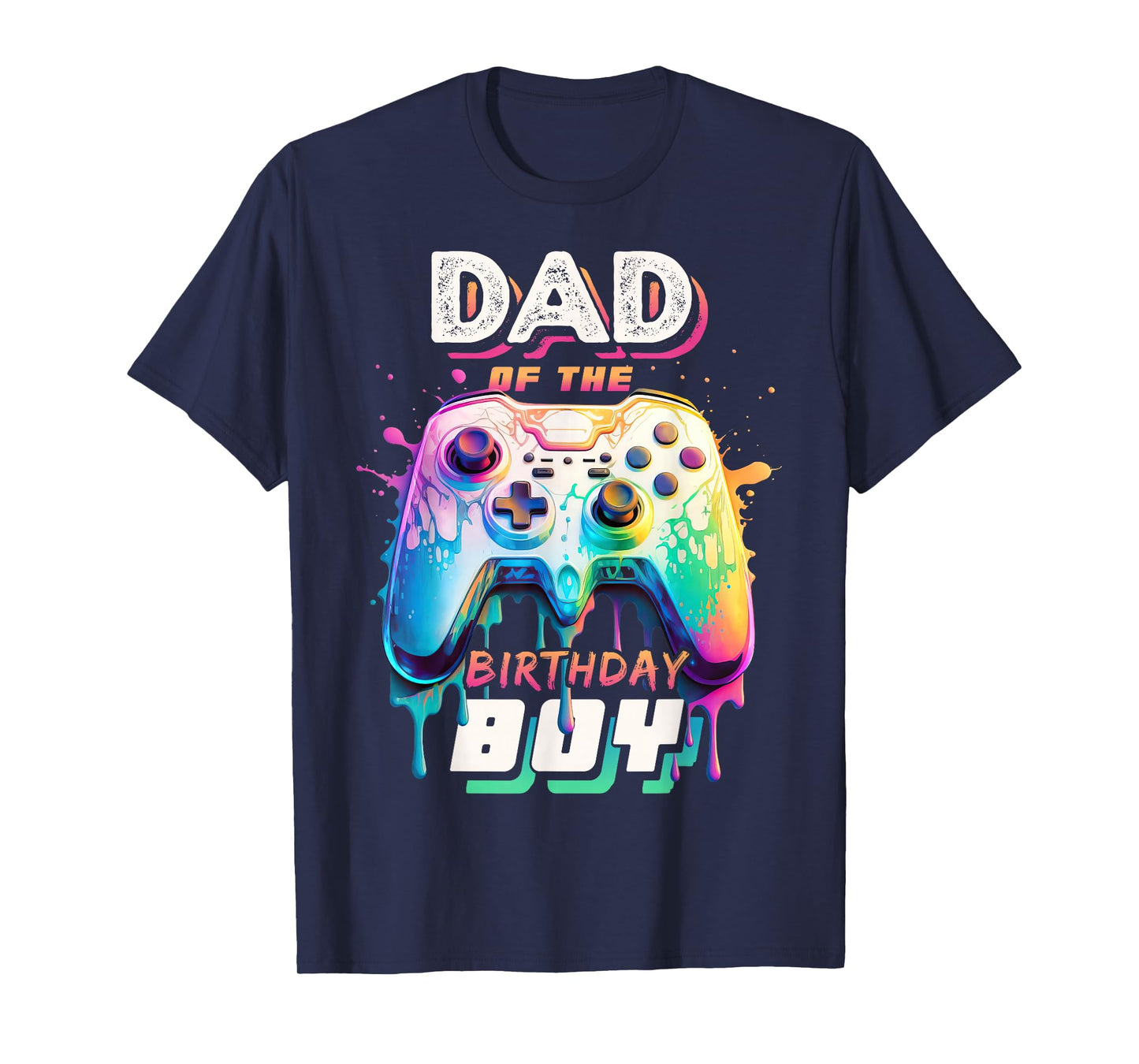 Dad of the Birthday Boy Matching Video Game Birthday Party T-Shirt