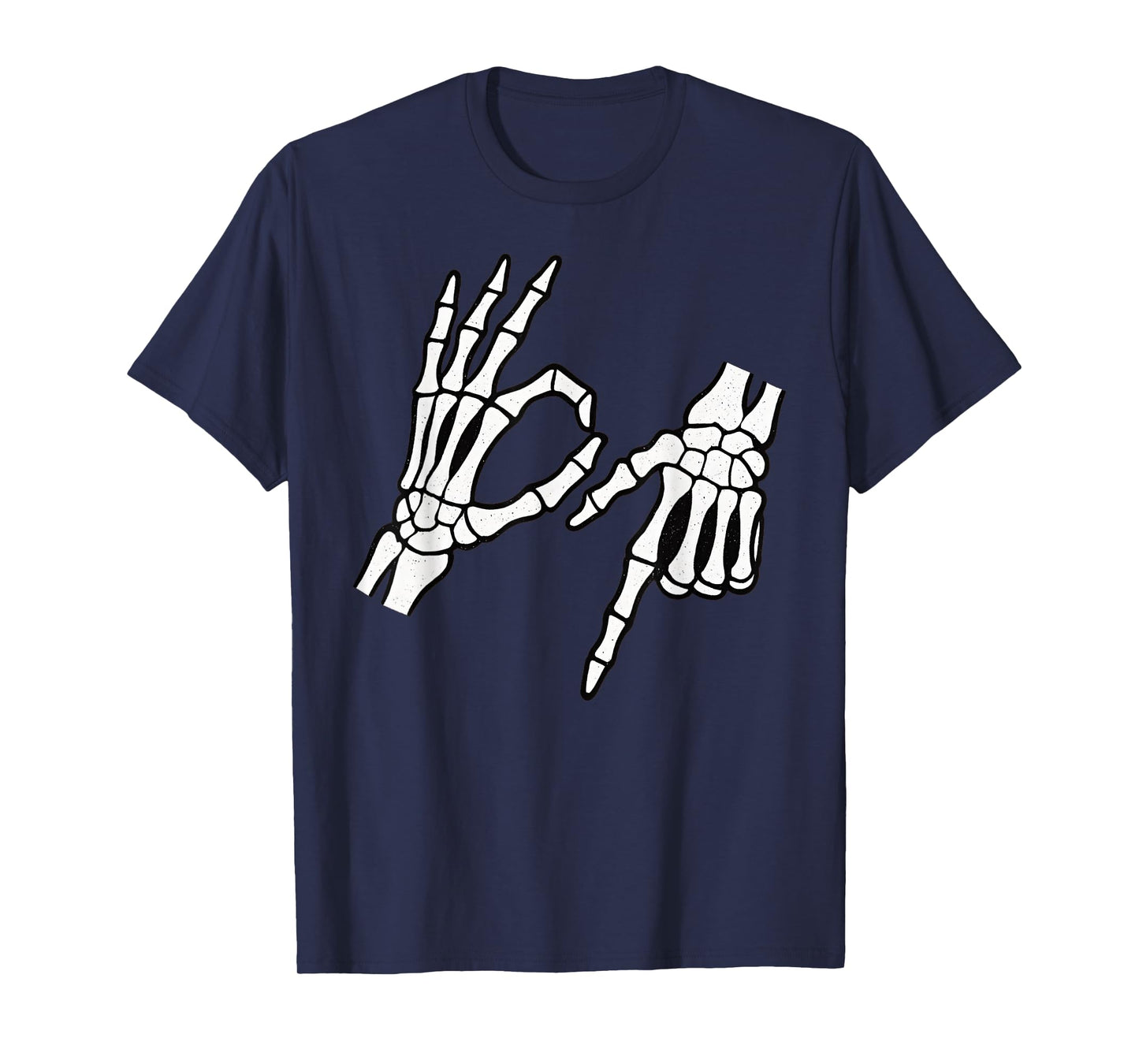 Funny Six Seven 6 7 Meme Skeletons Hand Halloween 6 7 Kids T-Shirt