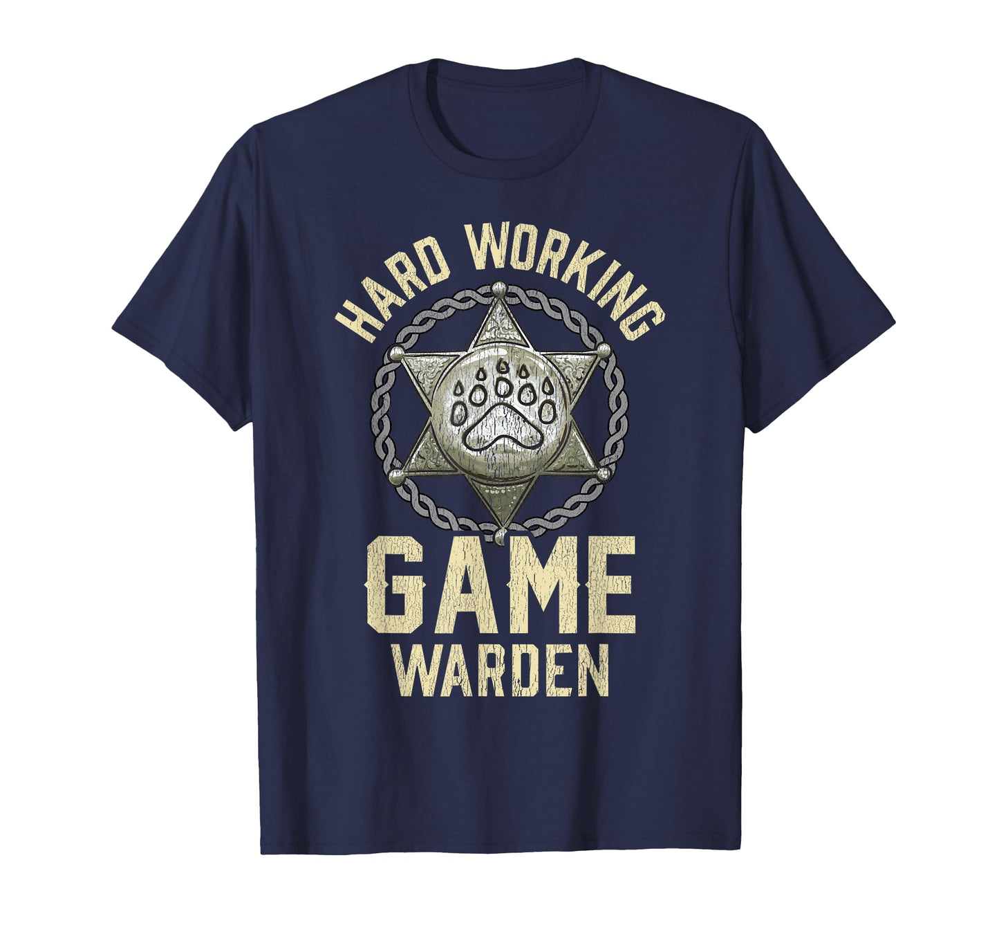 Game Warden Badge Fish Wildlife Game Warden T-Shirt
