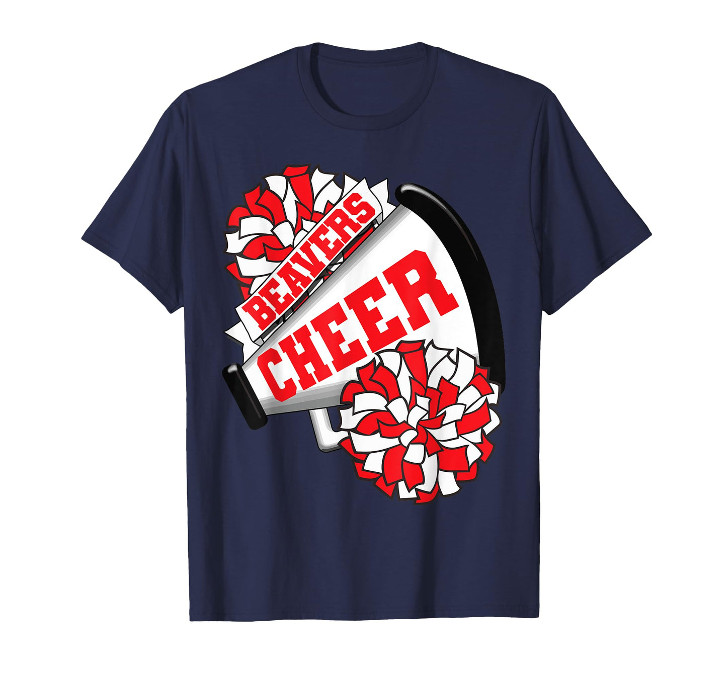 Beavers Cheer School Cheerleading R T-Shirt