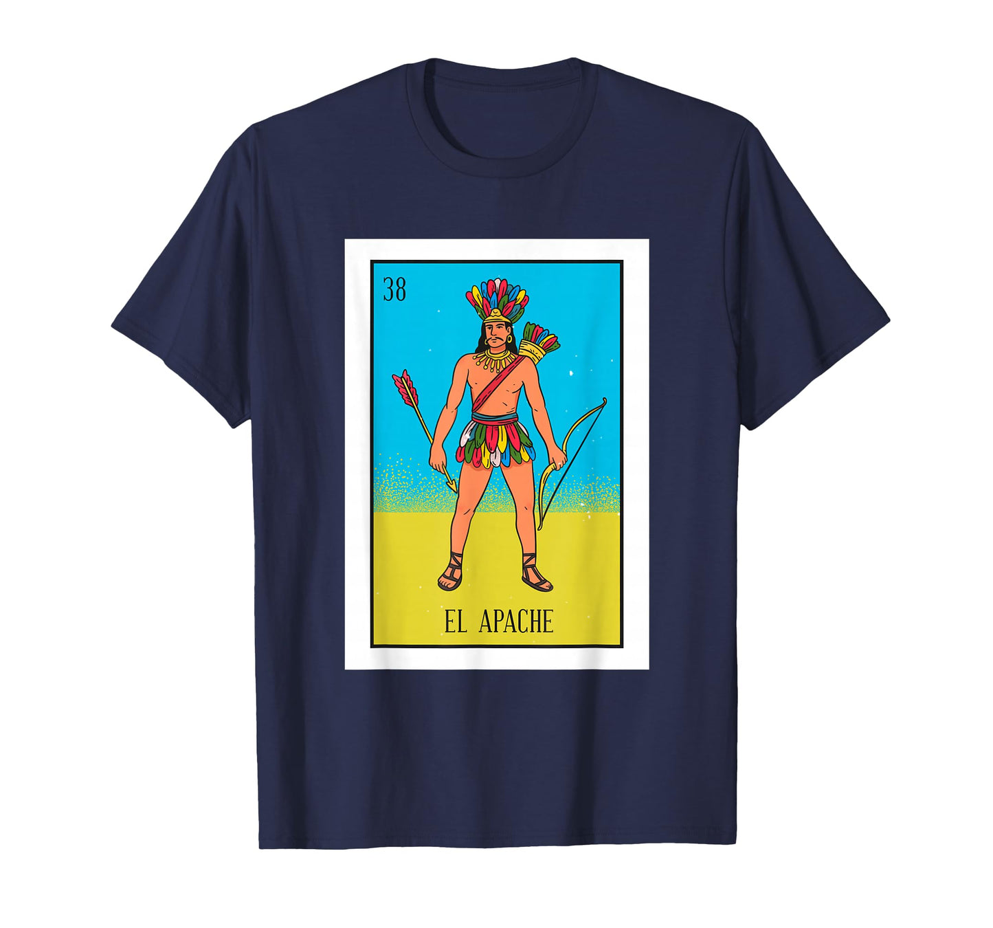 El Indio Lottery Gift The Indian Card Mexican Lottery T-Shirt