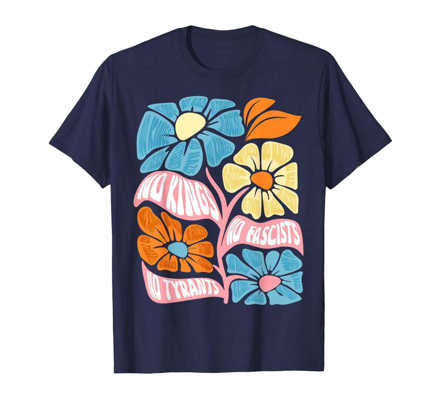 Funny No Kings in America LGBT Retro T-Shirt