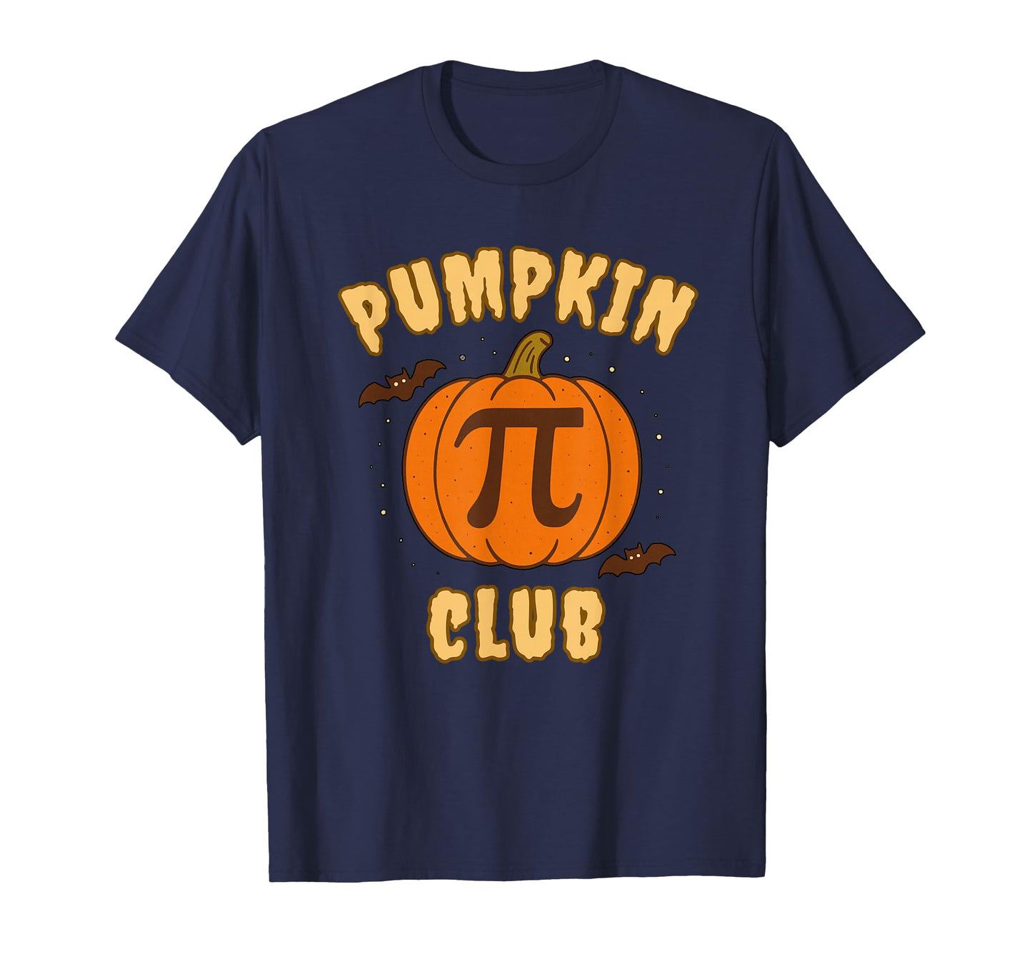 Pumpkin Pi Club Kids Halloween Math Costume Outfit T-Shirt