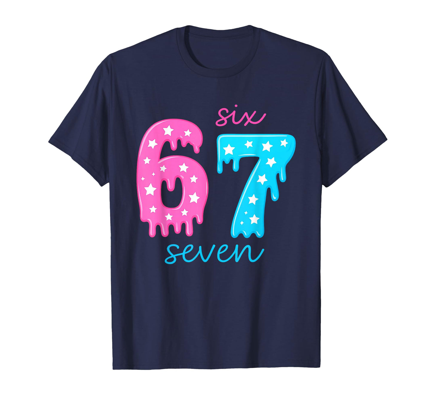 67 Ice Cream Drip Meme 6 7 Hallowee Costume Couple T-Shirt
